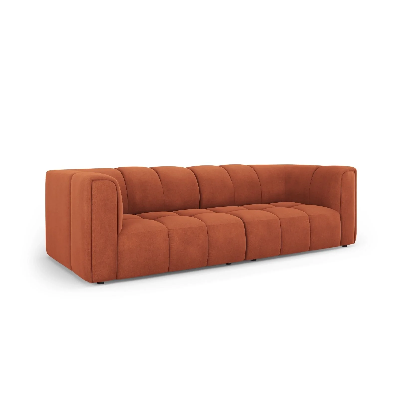 Moritz 3-Sitzer Sofa aus Samt oder Chenille, 226x96x70 cm - Image 18