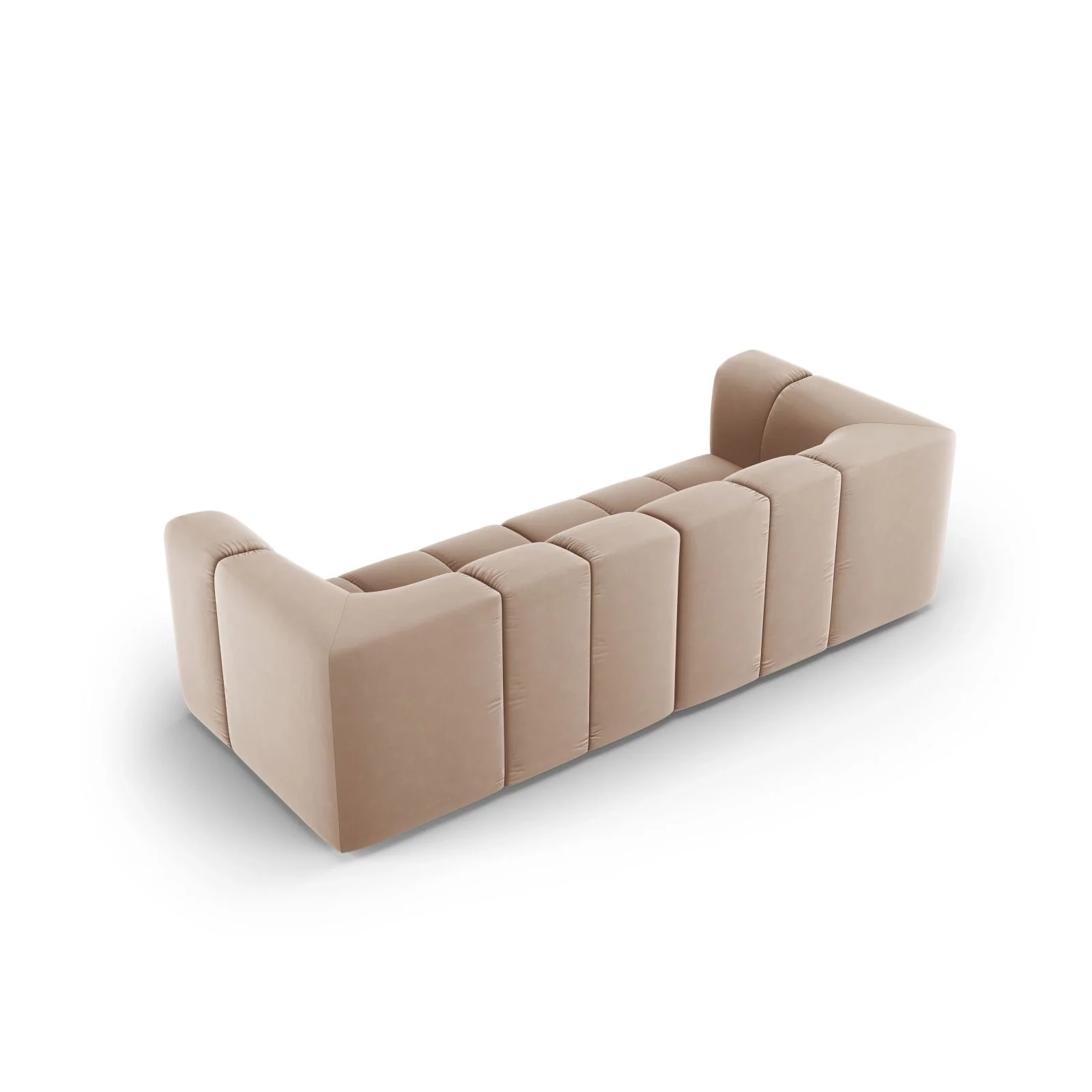 Moritz 3-Sitzer Sofa aus Samt oder Chenille, 226x96x70 cm - Image 49