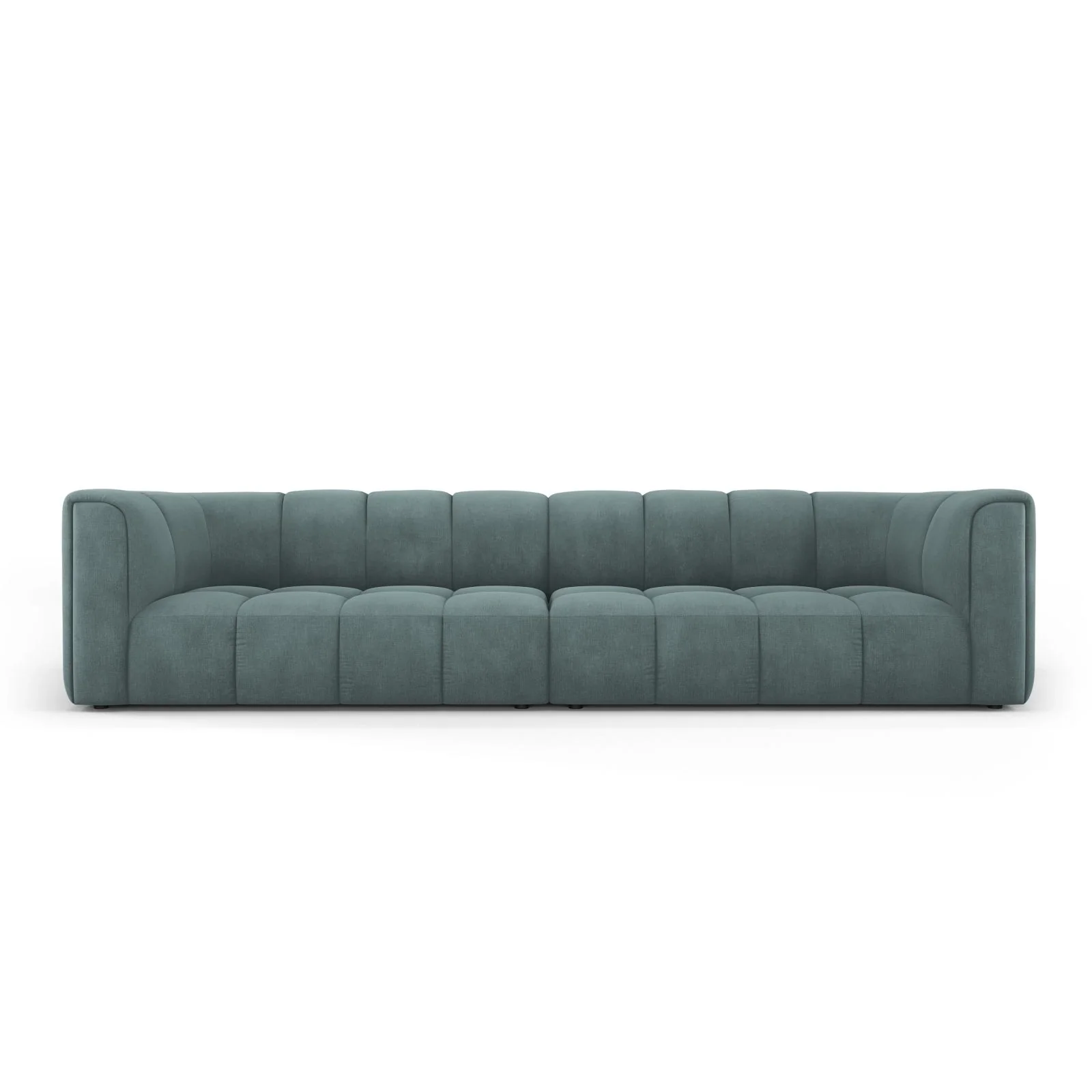 Moritz 4-Sitzer Sofa aus Samt oder Chenille, 286x96x70 cm - Image 13