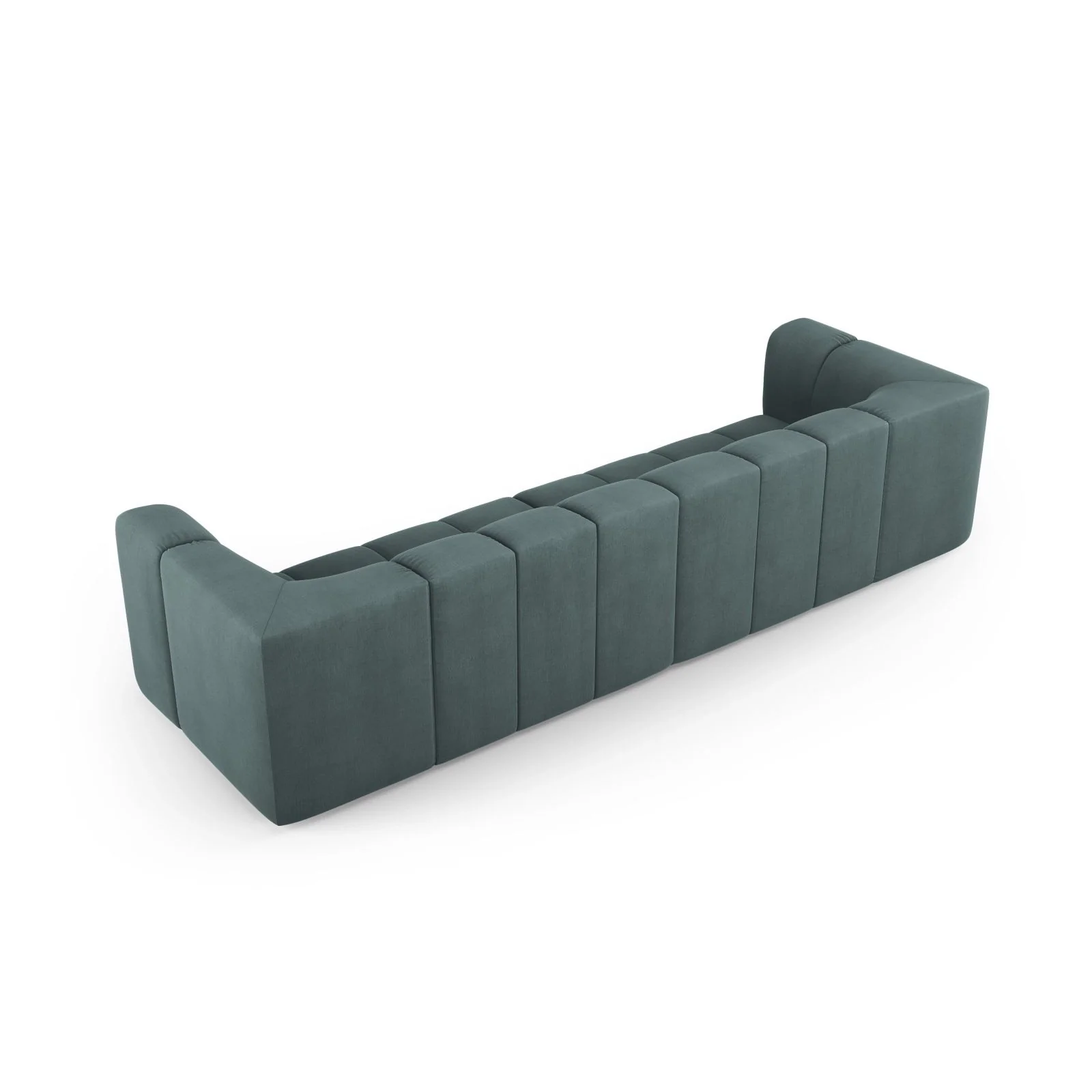 Moritz 4-Sitzer Sofa aus Samt oder Chenille, 286x96x70 cm - Image 15
