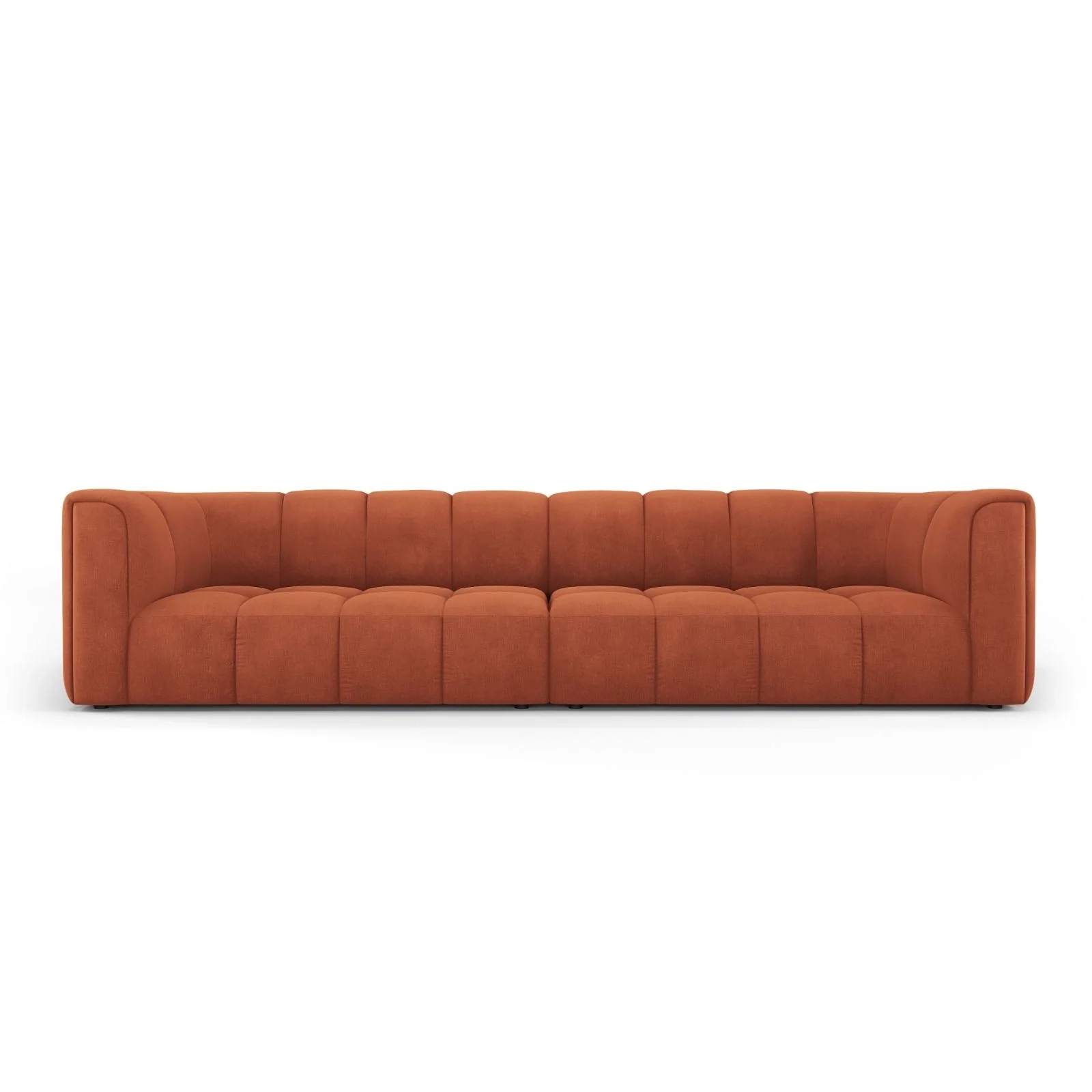 Moritz 4-Sitzer Sofa aus Samt oder Chenille, 286x96x70 cm - Image 17