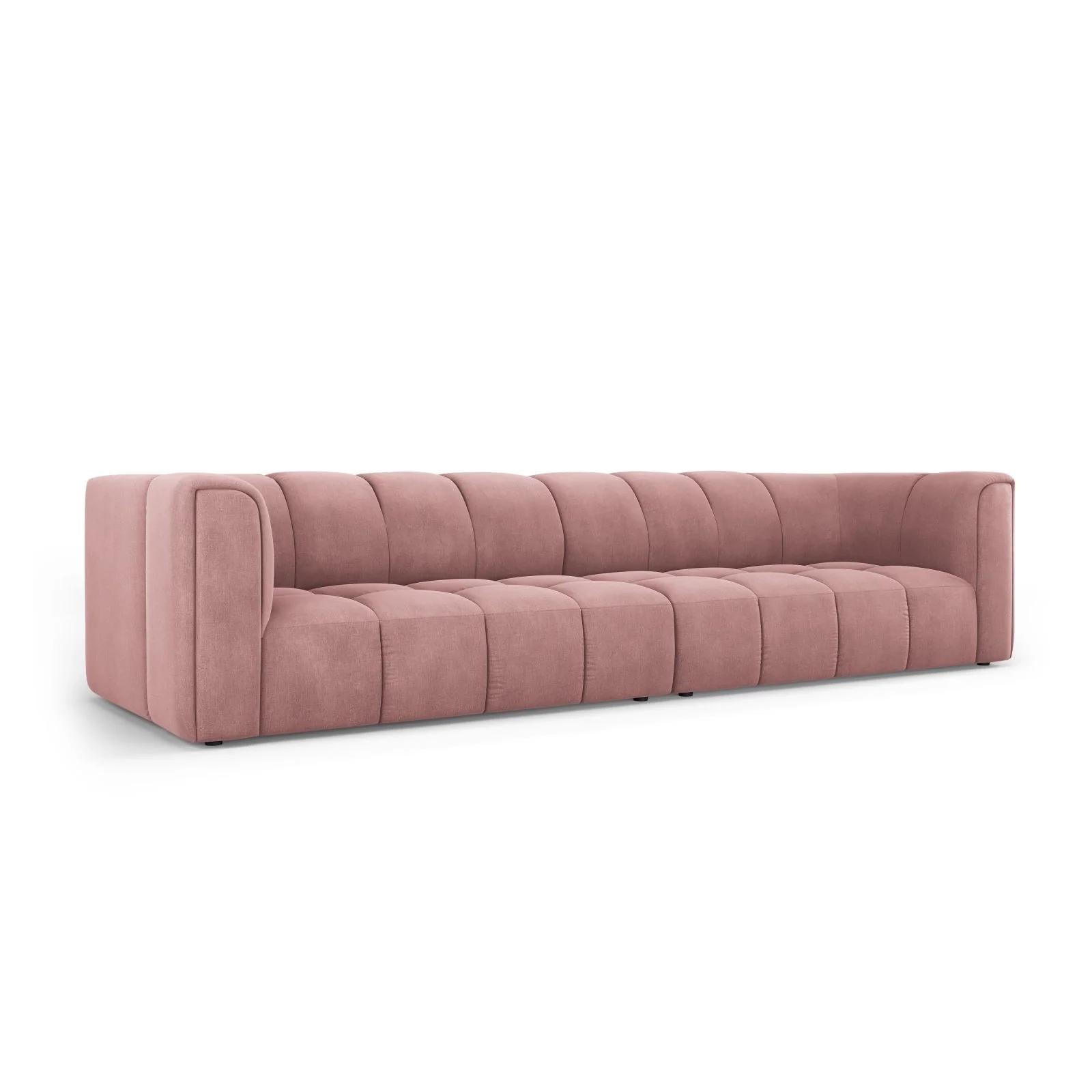 Moritz 4-Sitzer Sofa aus Samt oder Chenille, 286x96x70 cm - Image 22