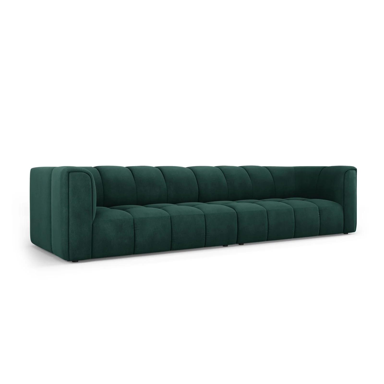 Moritz 4-Sitzer Sofa aus Samt oder Chenille, 286x96x70 cm - Image 26