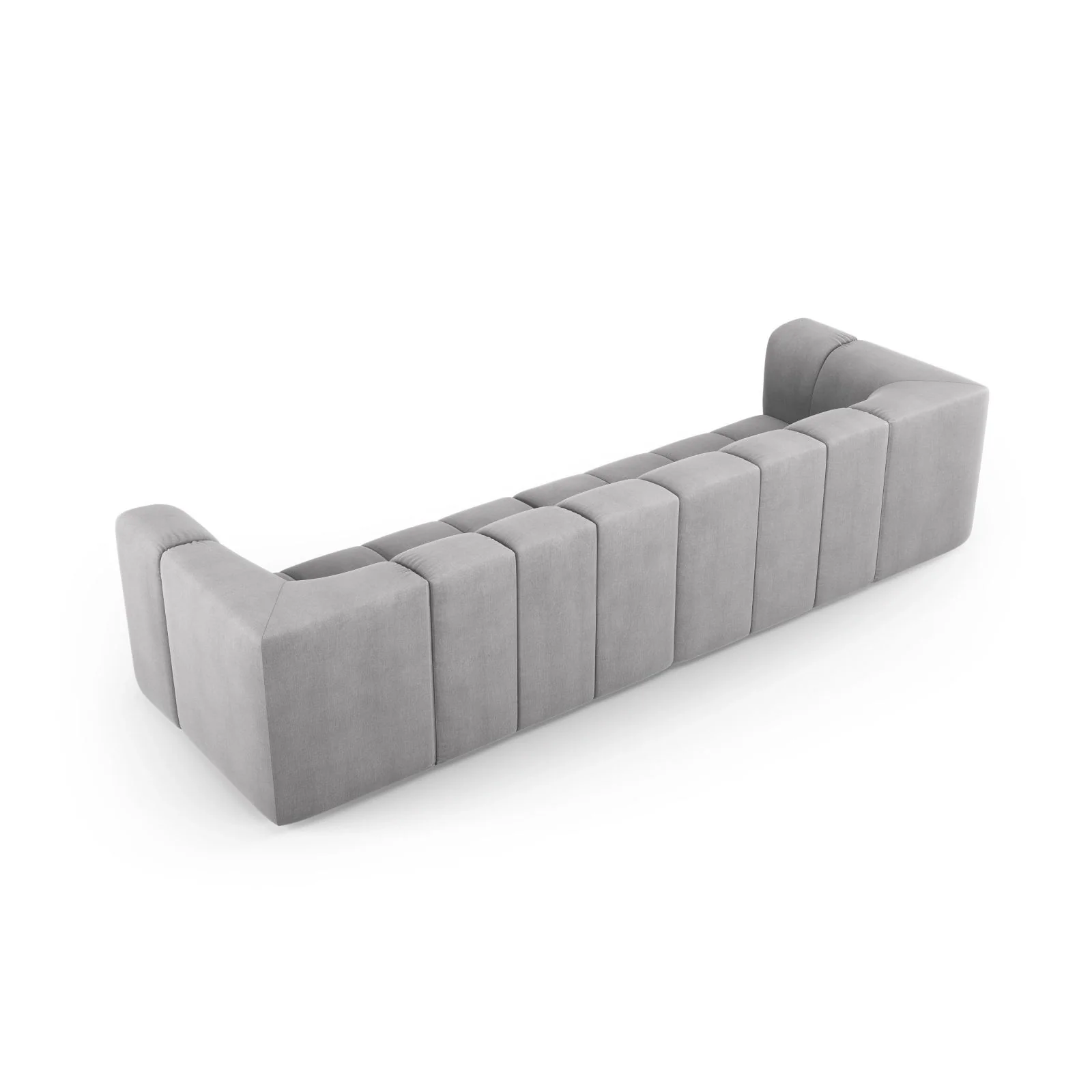 Moritz 4-Sitzer Sofa aus Samt oder Chenille, 286x96x70 cm - Image 35