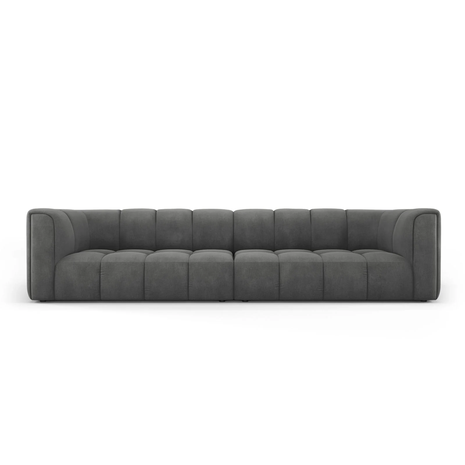 Moritz 4-Sitzer Sofa aus Samt oder Chenille, 286x96x70 cm - Image 37