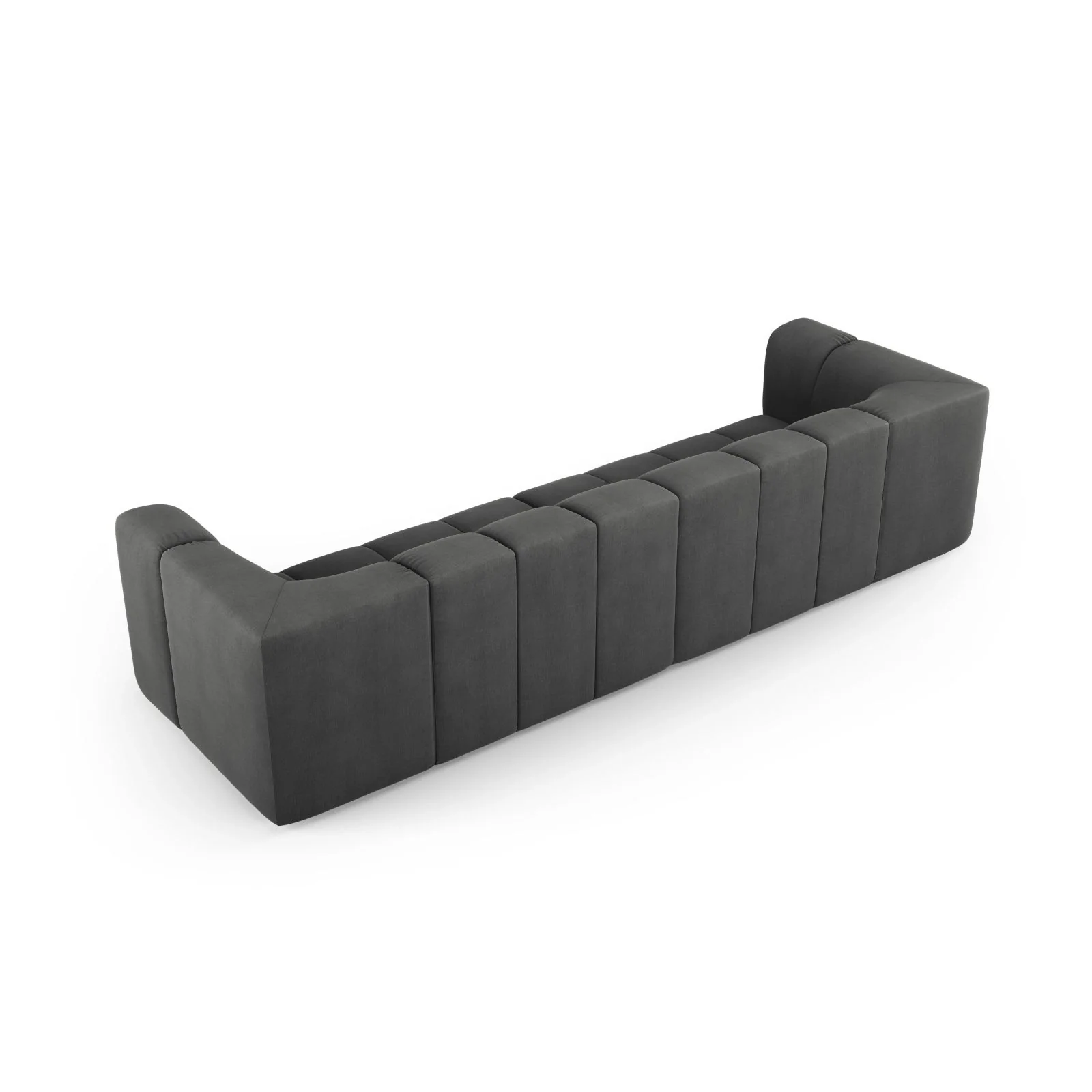 Moritz 4-Sitzer Sofa aus Samt oder Chenille, 286x96x70 cm - Image 39