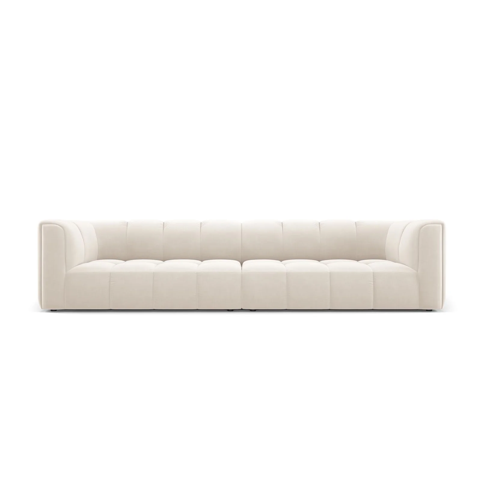 Moritz 4-Sitzer Sofa aus Samt oder Chenille, 286x96x70 cm - Image 41