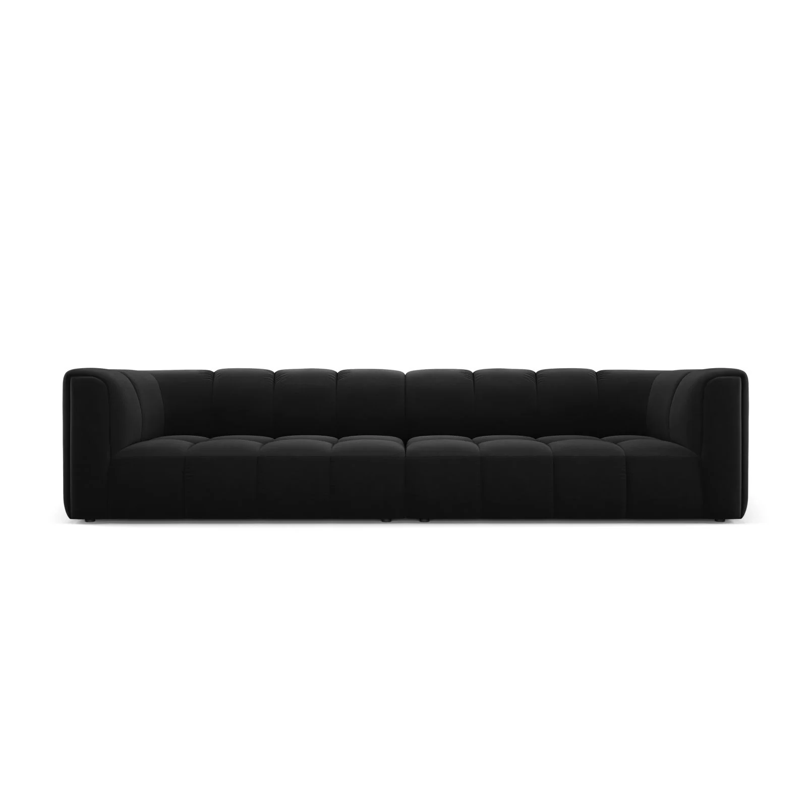 Moritz 4-Sitzer Sofa aus Samt oder Chenille, 286x96x70 cm - Image 44