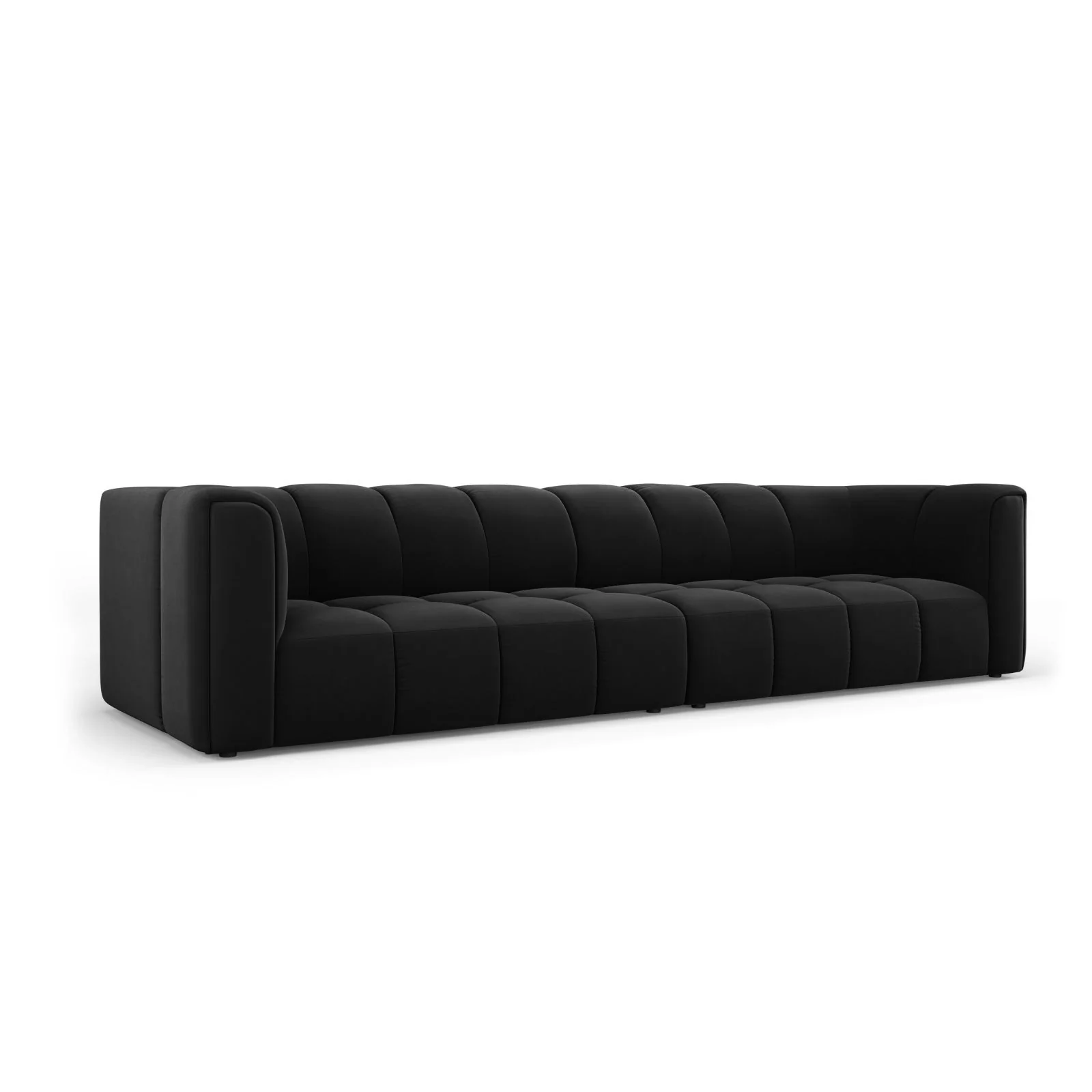 Moritz 4-Sitzer Sofa aus Samt oder Chenille, 286x96x70 cm - Image 45