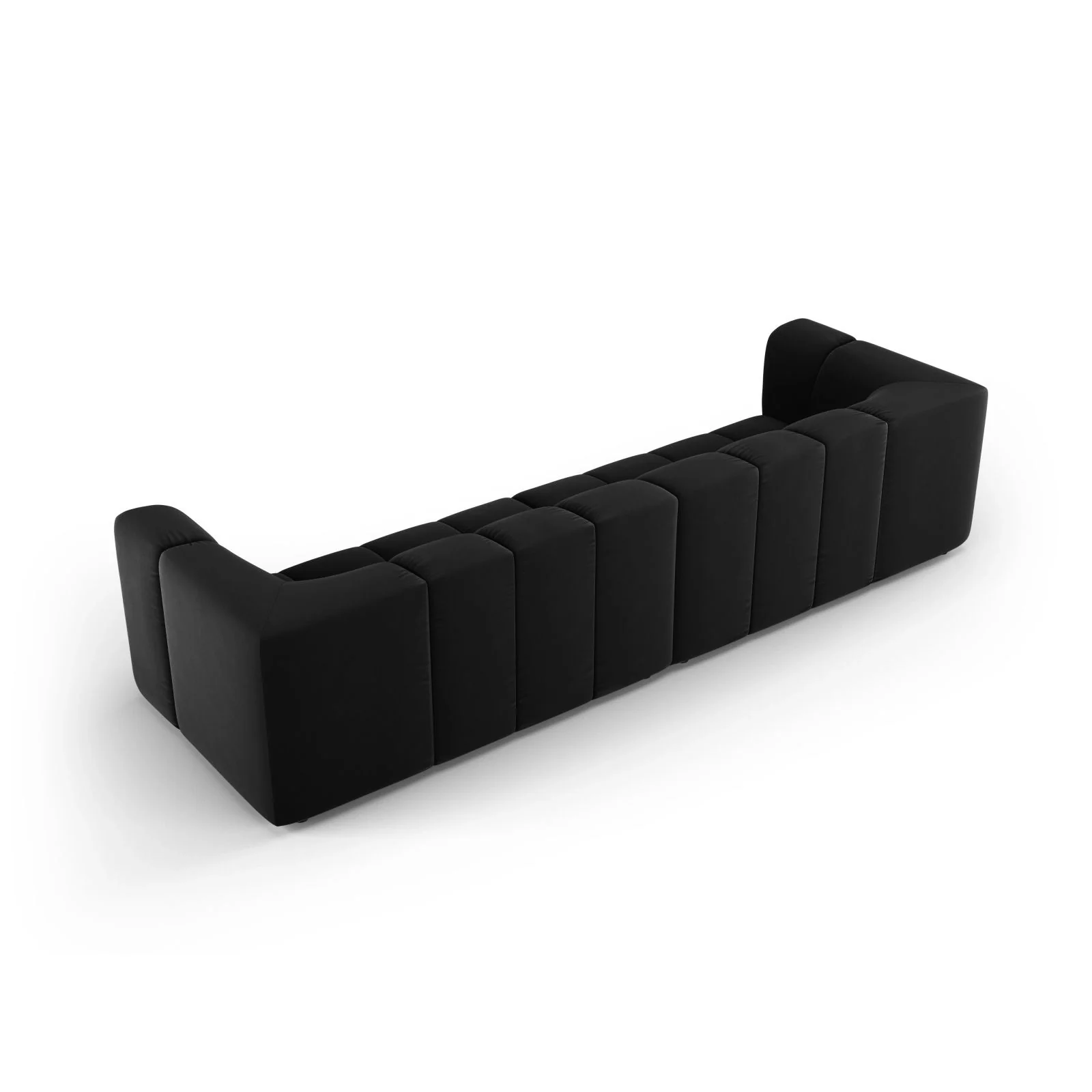 Moritz 4-Sitzer Sofa aus Samt oder Chenille, 286x96x70 cm - Image 46