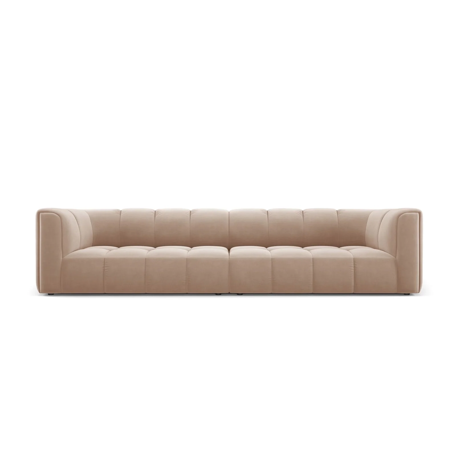 Moritz 4-Sitzer Sofa aus Samt oder Chenille, 286x96x70 cm - Image 47