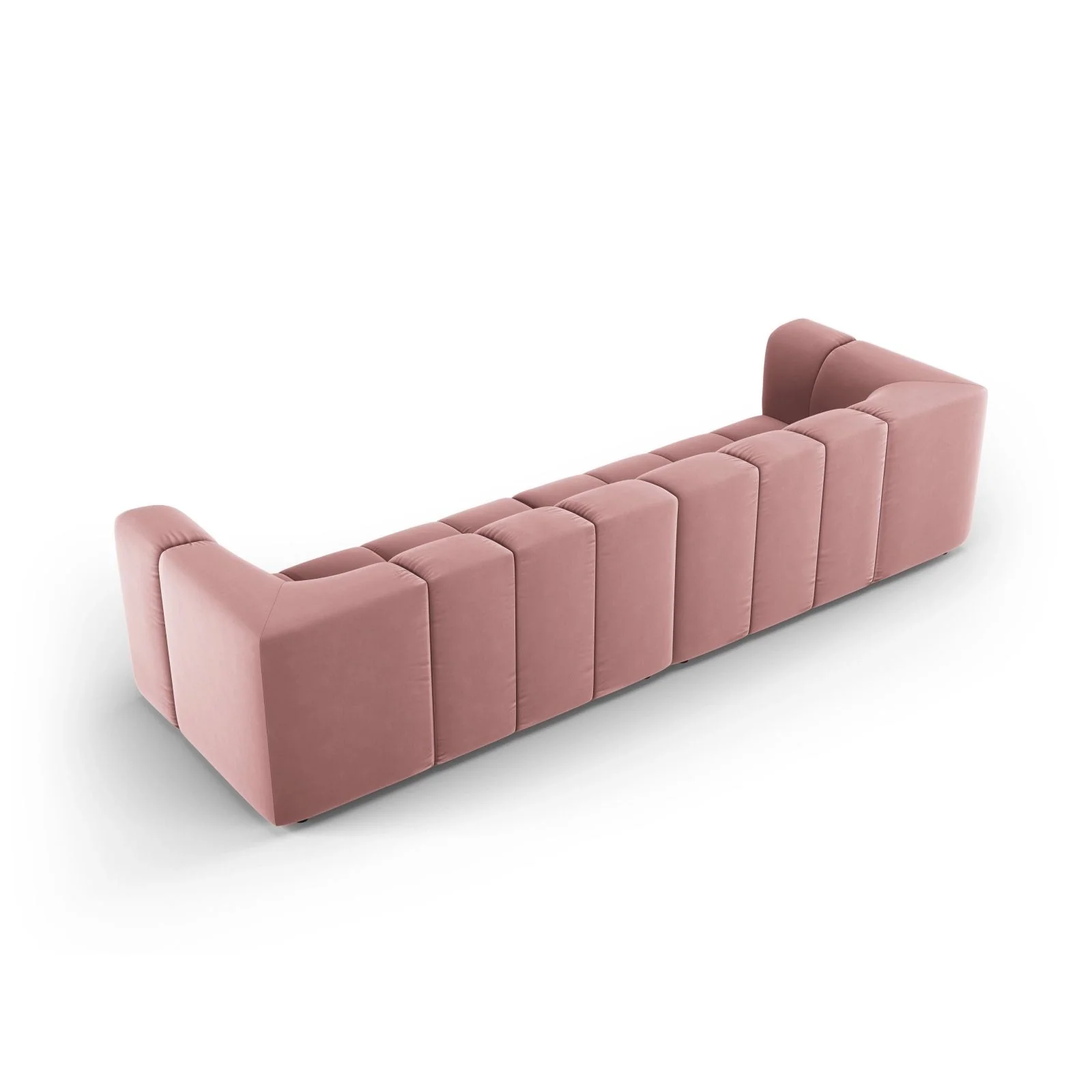 Moritz 4-Sitzer Sofa aus Samt oder Chenille, 286x96x70 cm - Image 52