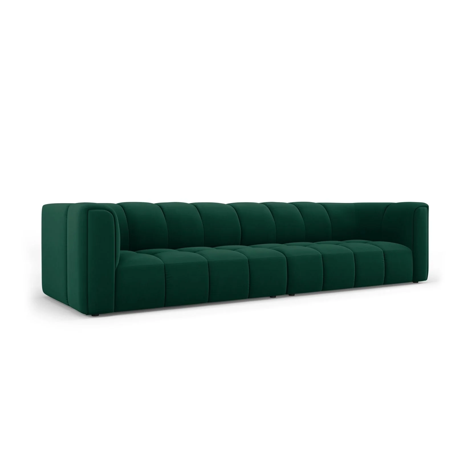 Moritz 4-Sitzer Sofa aus Samt oder Chenille, 286x96x70 cm - Image 57