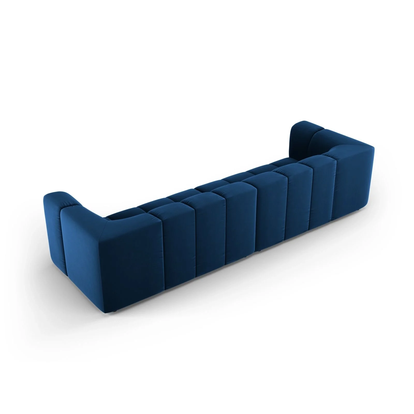 Moritz 4-Sitzer Sofa aus Samt oder Chenille, 286x96x70 cm - Image 64