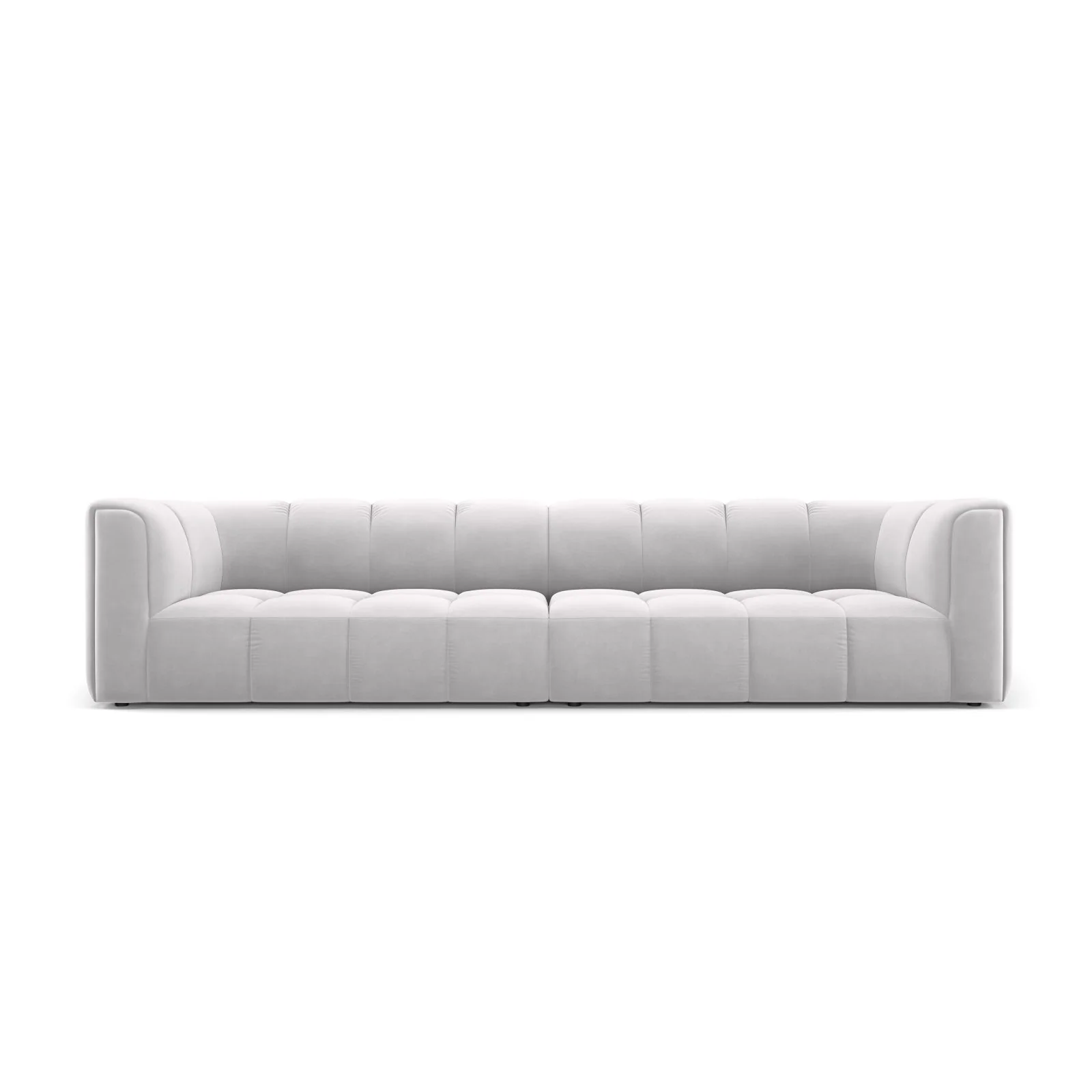 Moritz 4-Sitzer Sofa aus Samt oder Chenille, 286x96x70 cm - Image 65