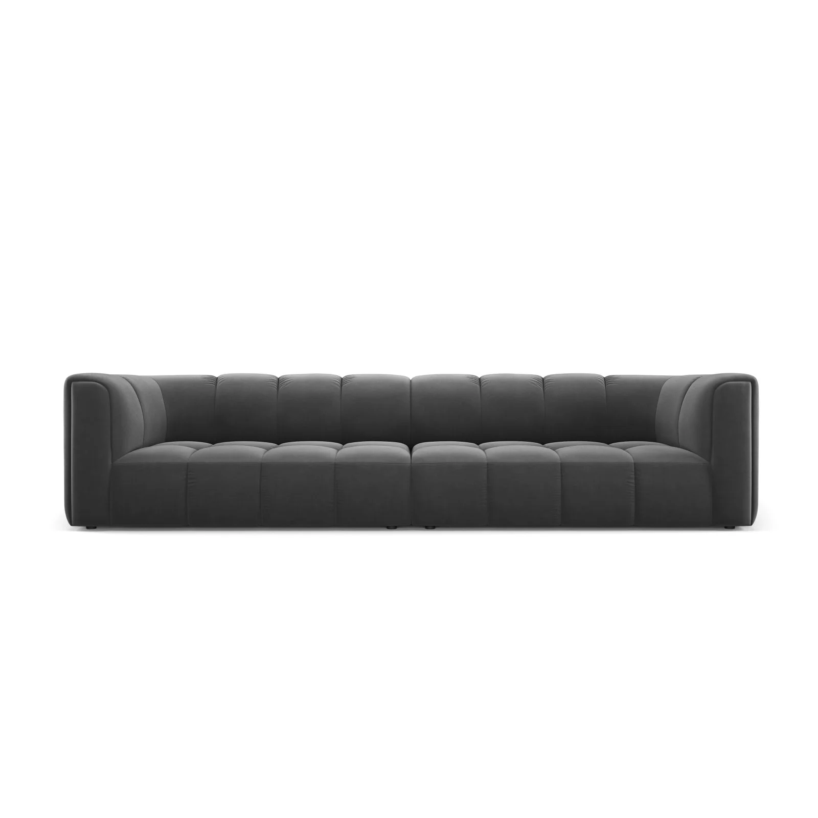 Moritz 4-Sitzer Sofa aus Samt oder Chenille, 286x96x70 cm - Image 68