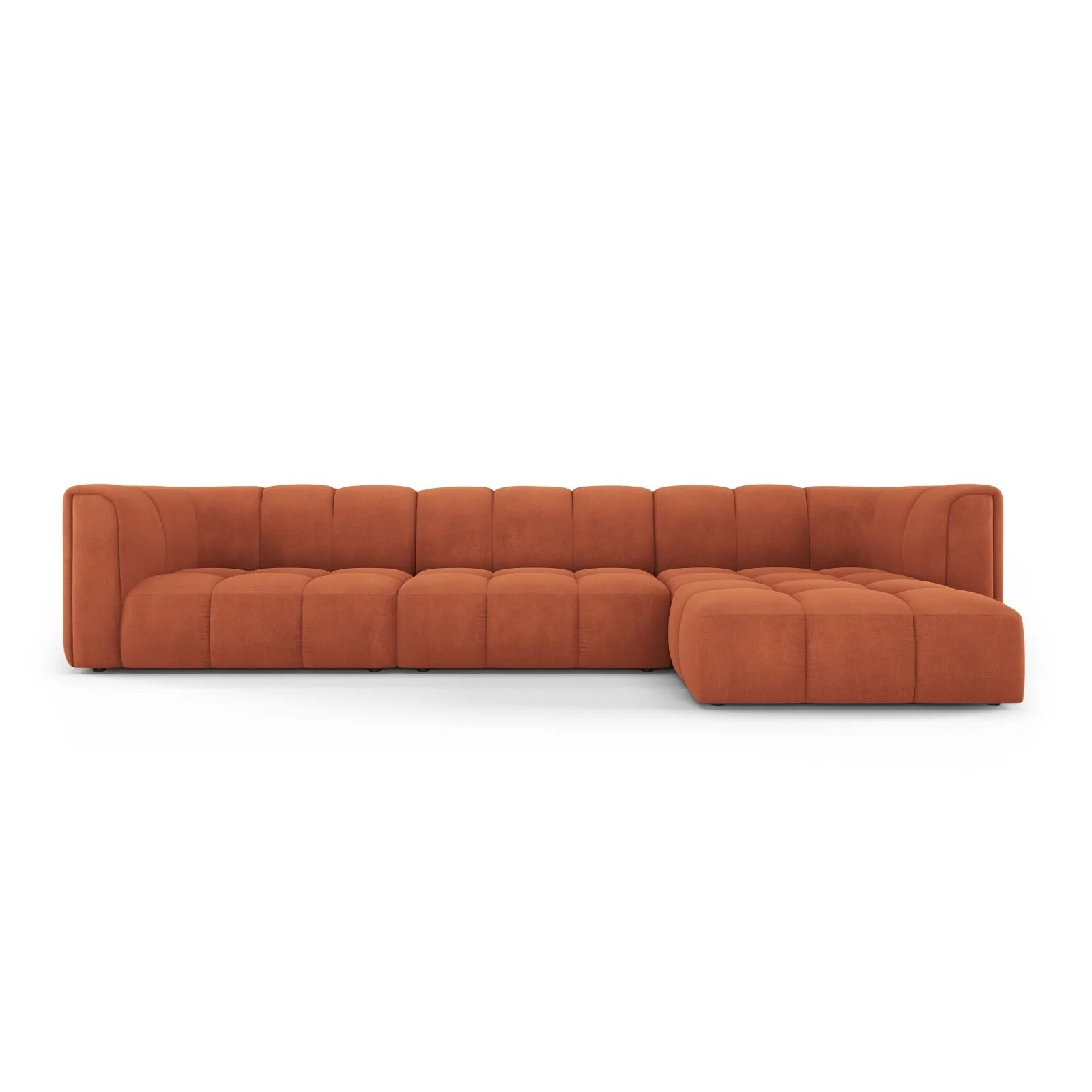 Moritz 5-Sitzer Ecksofa, Rechte Seite, aus Samt oder Chenille, 316x160x70 cm - Image 17