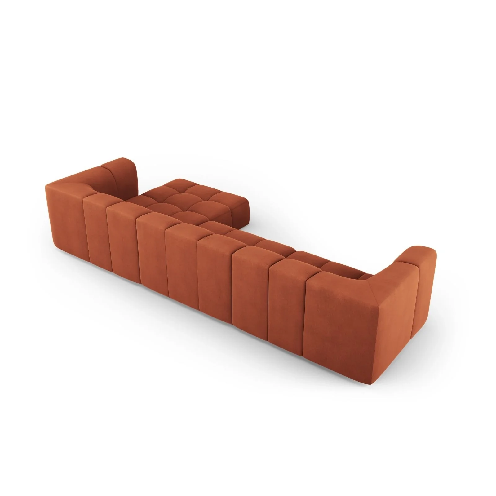 Moritz 5-Sitzer Ecksofa, Rechte Seite, aus Samt oder Chenille, 316x160x70 cm - Image 19