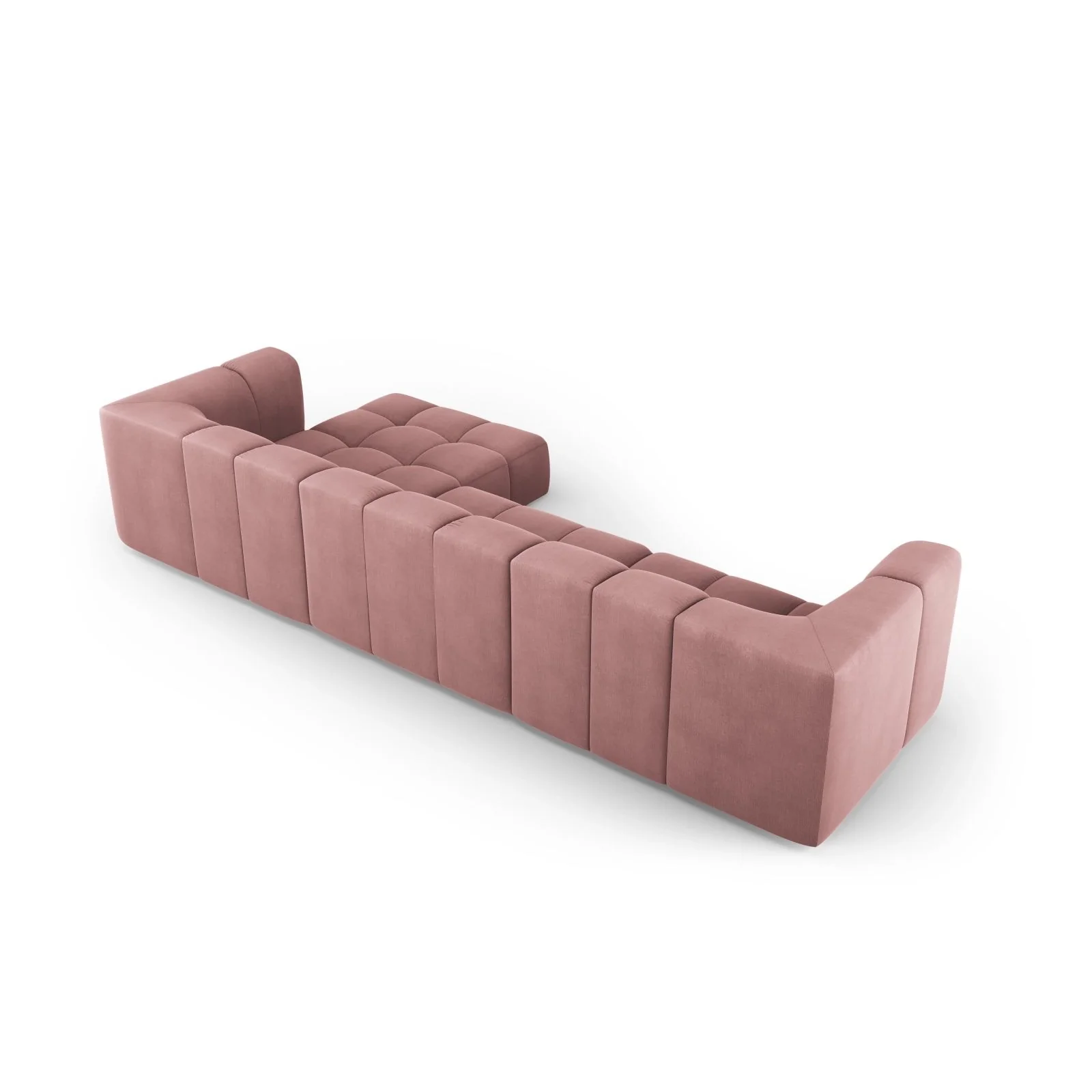 Moritz 5-Sitzer Ecksofa, Rechte Seite, aus Samt oder Chenille, 316x160x70 cm - Image 23