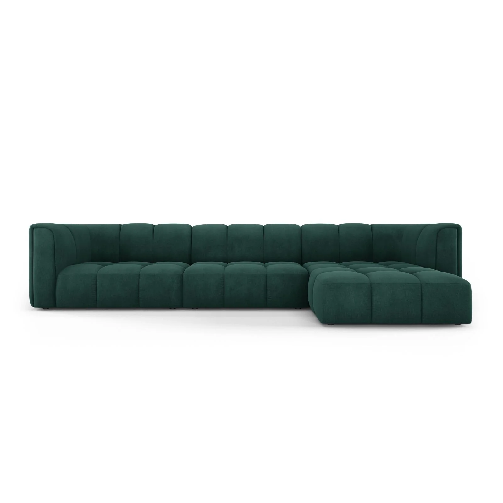 Moritz 5-Sitzer Ecksofa, Rechte Seite, aus Samt oder Chenille, 316x160x70 cm - Image 25