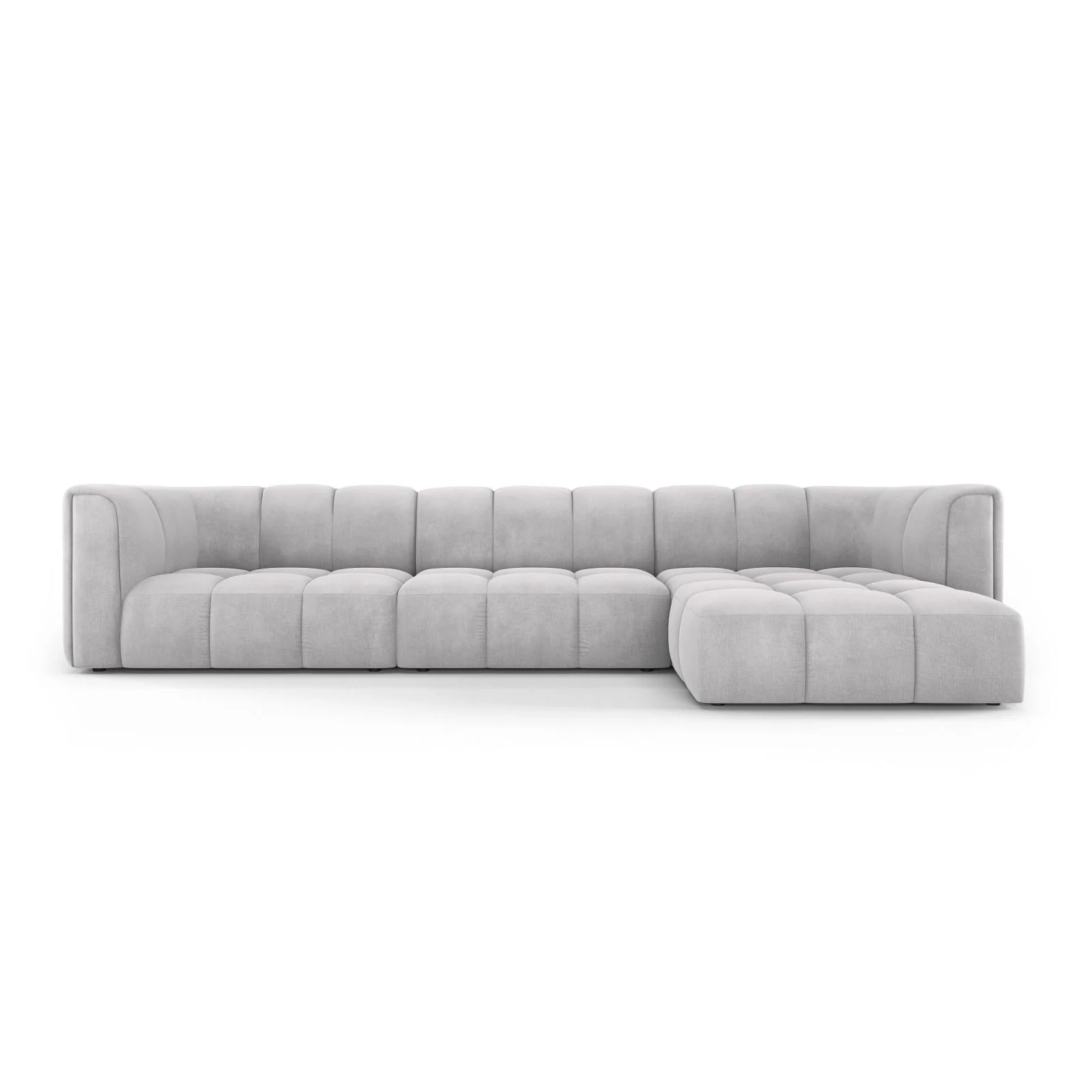 Moritz 5-Sitzer Ecksofa, Rechte Seite, aus Samt oder Chenille, 316x160x70 cm - Image 33
