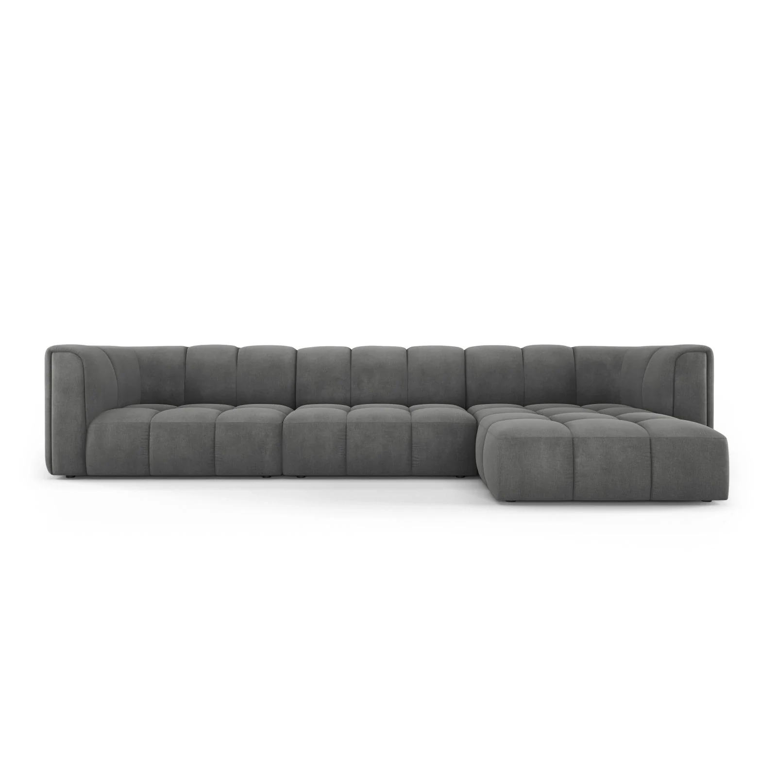Moritz 5-Sitzer Ecksofa, Rechte Seite, aus Samt oder Chenille, 316x160x70 cm - Image 37