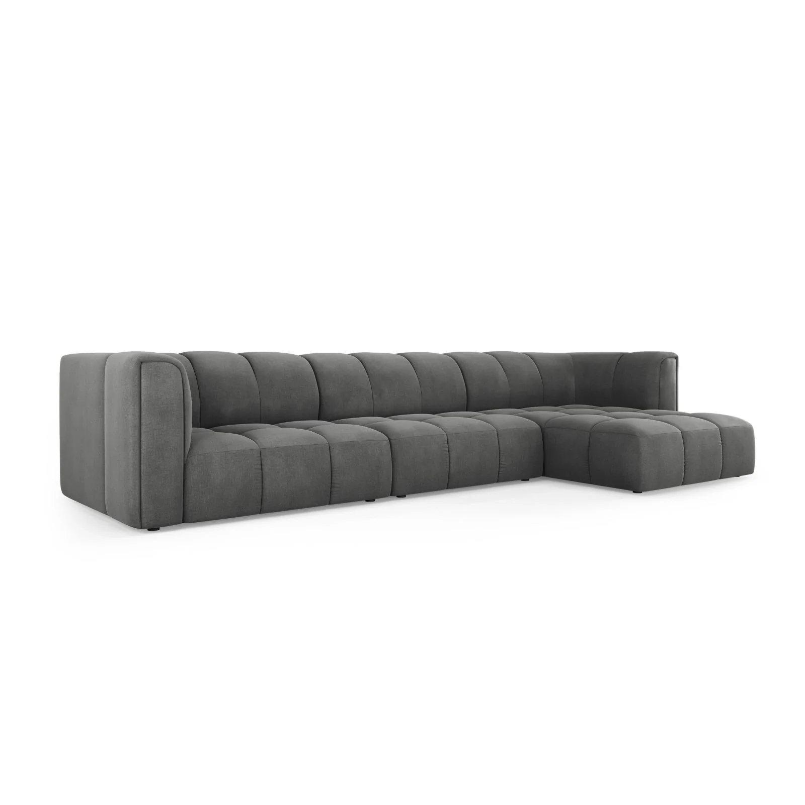 Moritz 5-Sitzer Ecksofa, Rechte Seite, aus Samt oder Chenille, 316x160x70 cm - Image 38