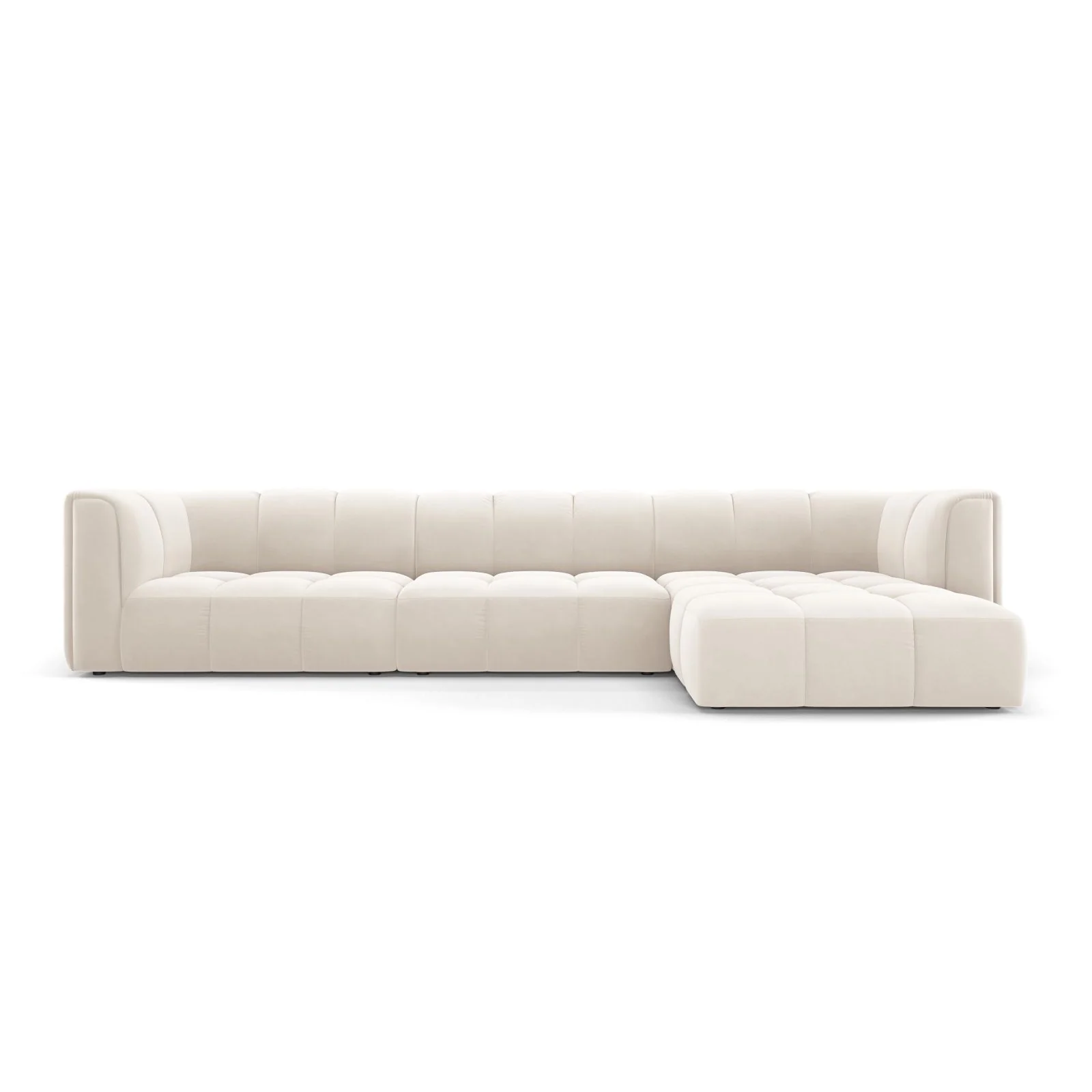 Moritz 5-Sitzer Ecksofa, Rechte Seite, aus Samt oder Chenille, 316x160x70 cm - Image 41