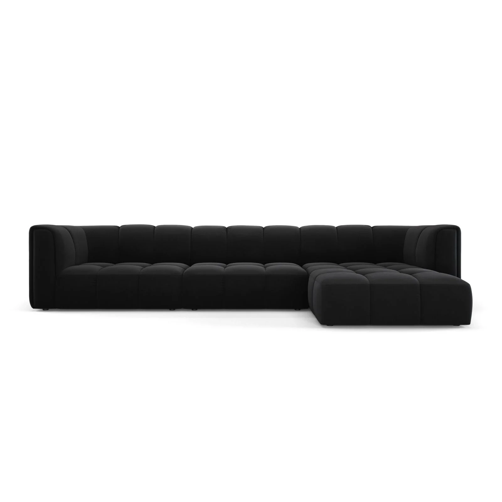 Moritz 5-Sitzer Ecksofa, Rechte Seite, aus Samt oder Chenille, 316x160x70 cm - Image 44