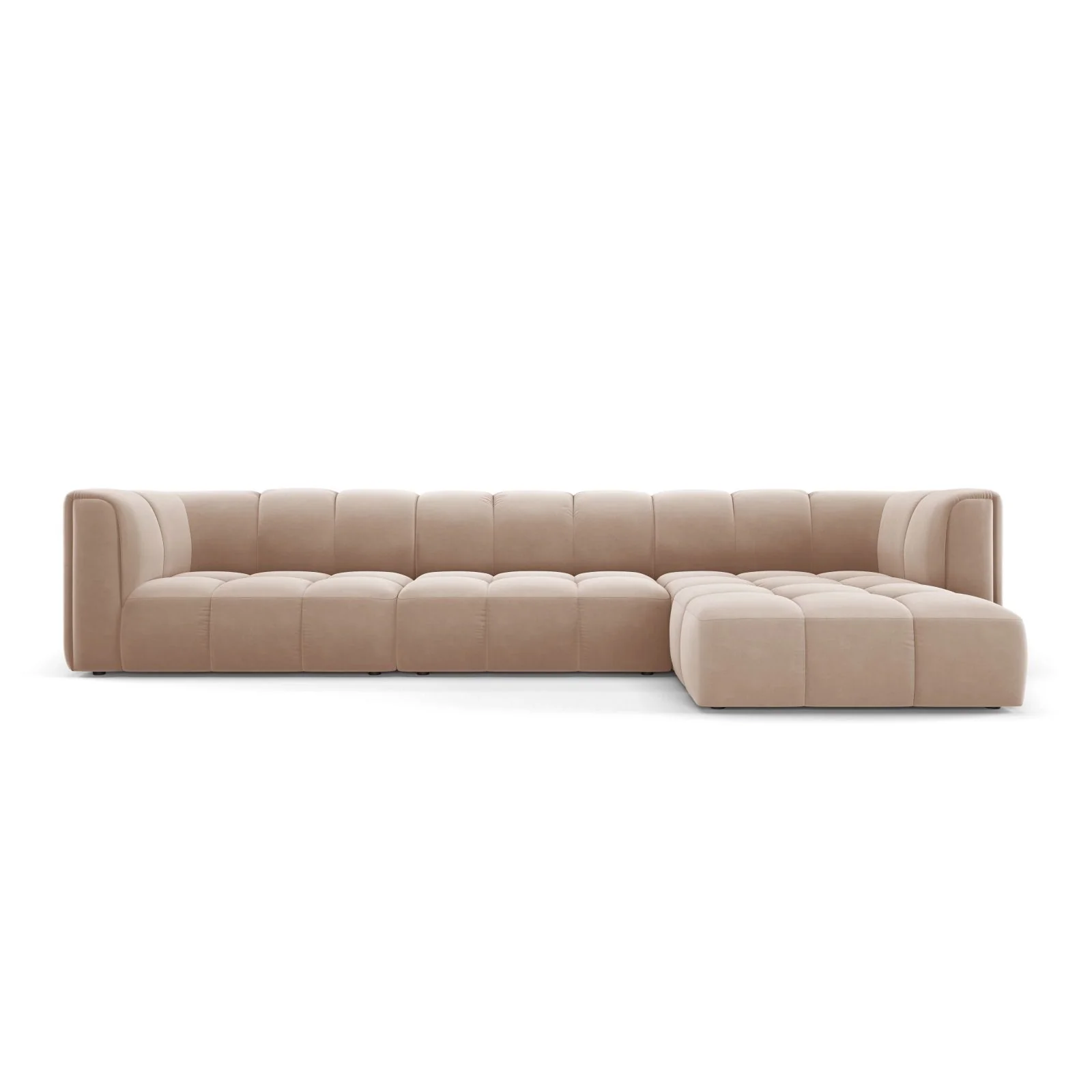 Moritz 5-Sitzer Ecksofa, Rechte Seite, aus Samt oder Chenille, 316x160x70 cm - Image 47