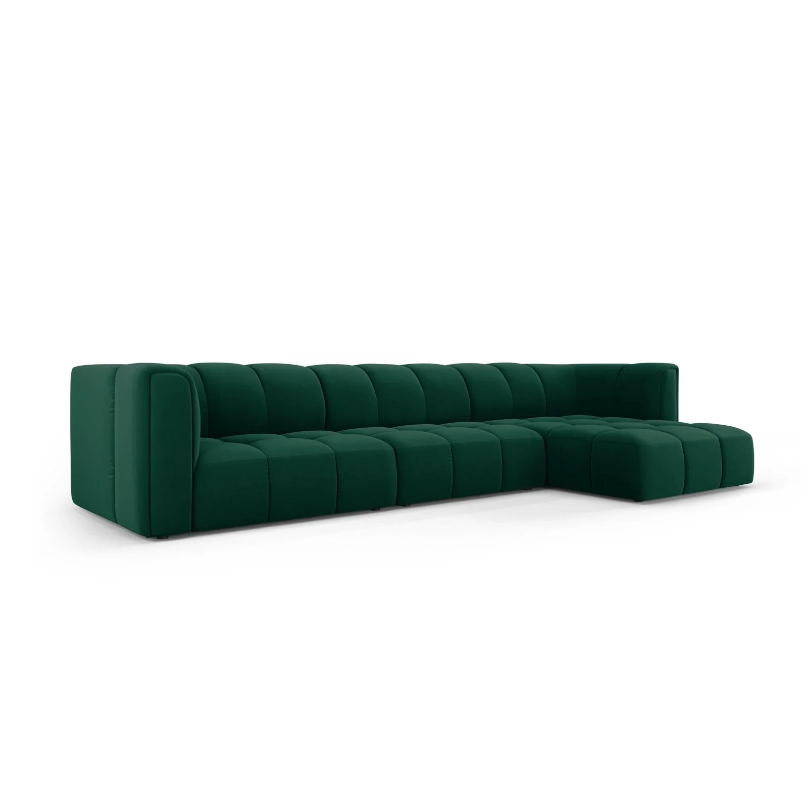 Moritz 5-Sitzer Ecksofa, Rechte Seite, aus Samt oder Chenille, 316x160x70 cm - Image 57