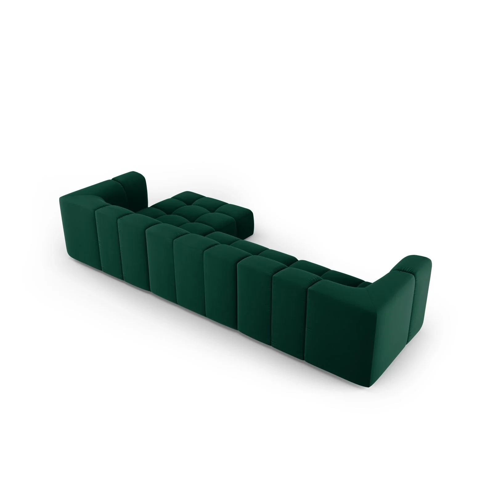 Moritz 5-Sitzer Ecksofa, Rechte Seite, aus Samt oder Chenille, 316x160x70 cm - Image 58