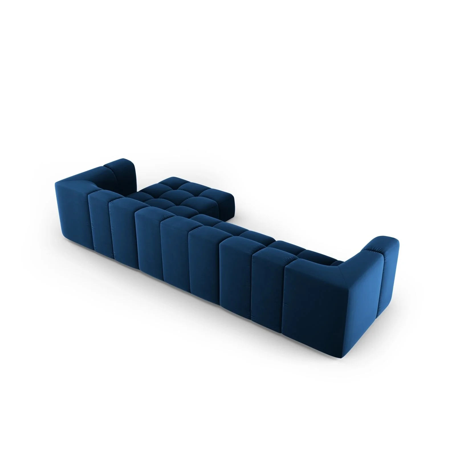 Moritz 5-Sitzer Ecksofa, Rechte Seite, aus Samt oder Chenille, 316x160x70 cm - Image 64