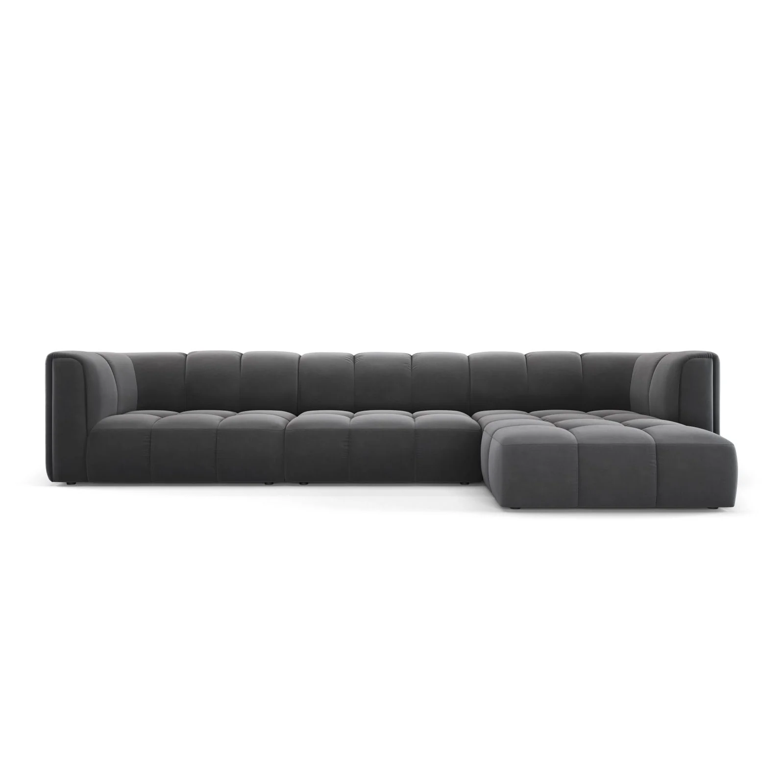Moritz 5-Sitzer Ecksofa, Rechte Seite, aus Samt oder Chenille, 316x160x70 cm - Image 68