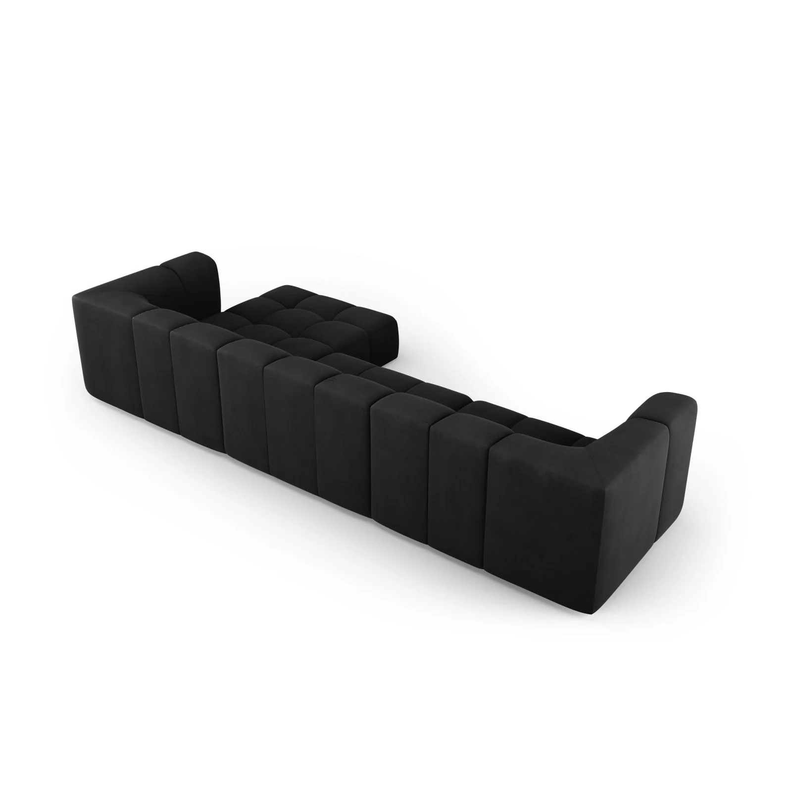 Moritz 5-Sitzer Ecksofa, Rechte Seite, aus Samt oder Chenille, 316x160x70 cm - Image 7