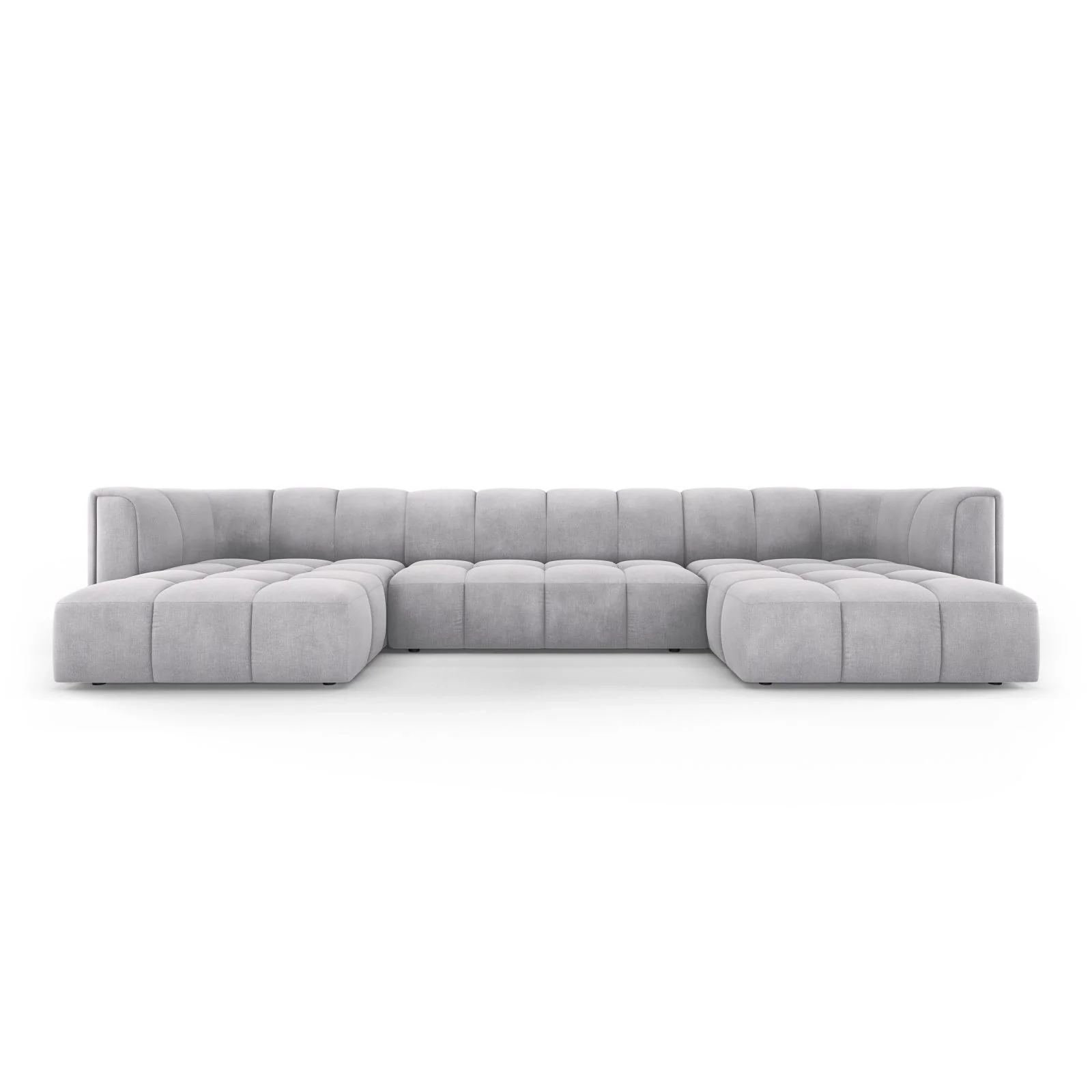 Moritz 5-Sitzer Panorama Sofa aus Samt oder Chenille, 346x160x70 cm - Image 33