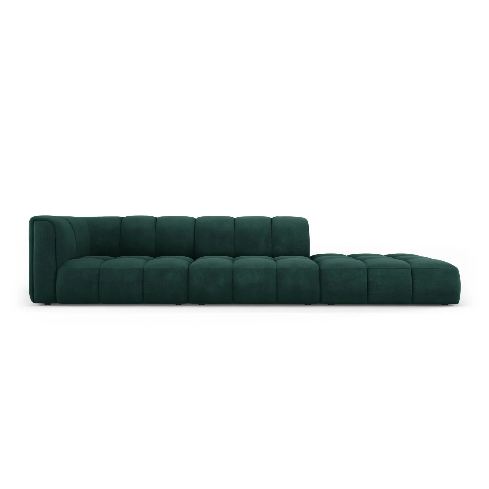 Moritz Modulares 4-Sitzer Sofa, Rechte Seite, aus Samt oder Chenille, 293x96 cm - Image 25