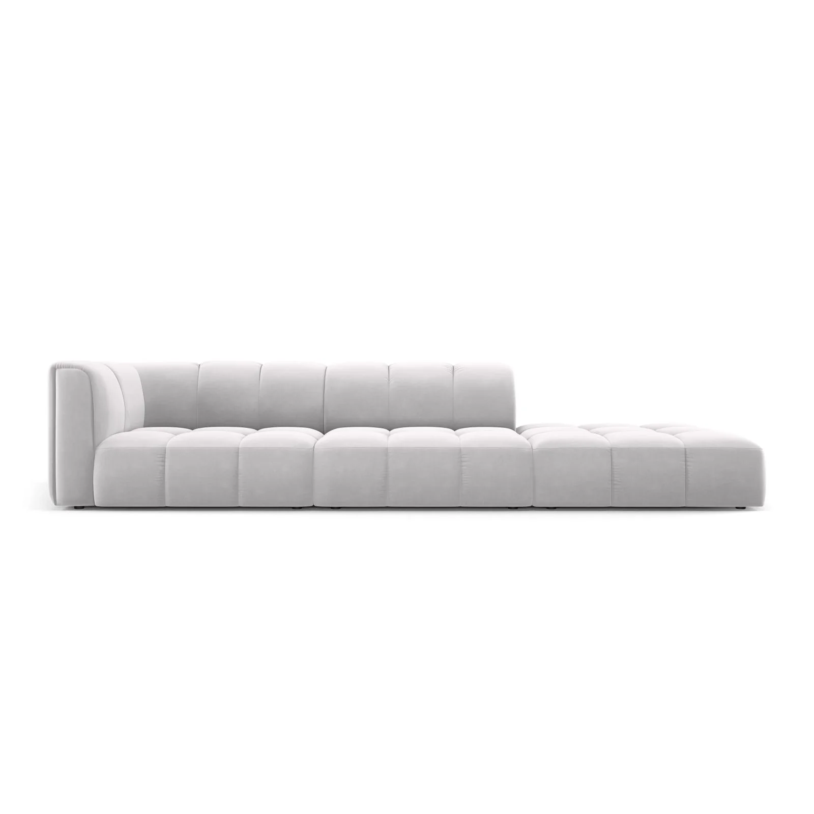 Moritz Modulares 4-Sitzer Sofa, Rechte Seite, aus Samt oder Chenille, 293x96 cm - Image 65