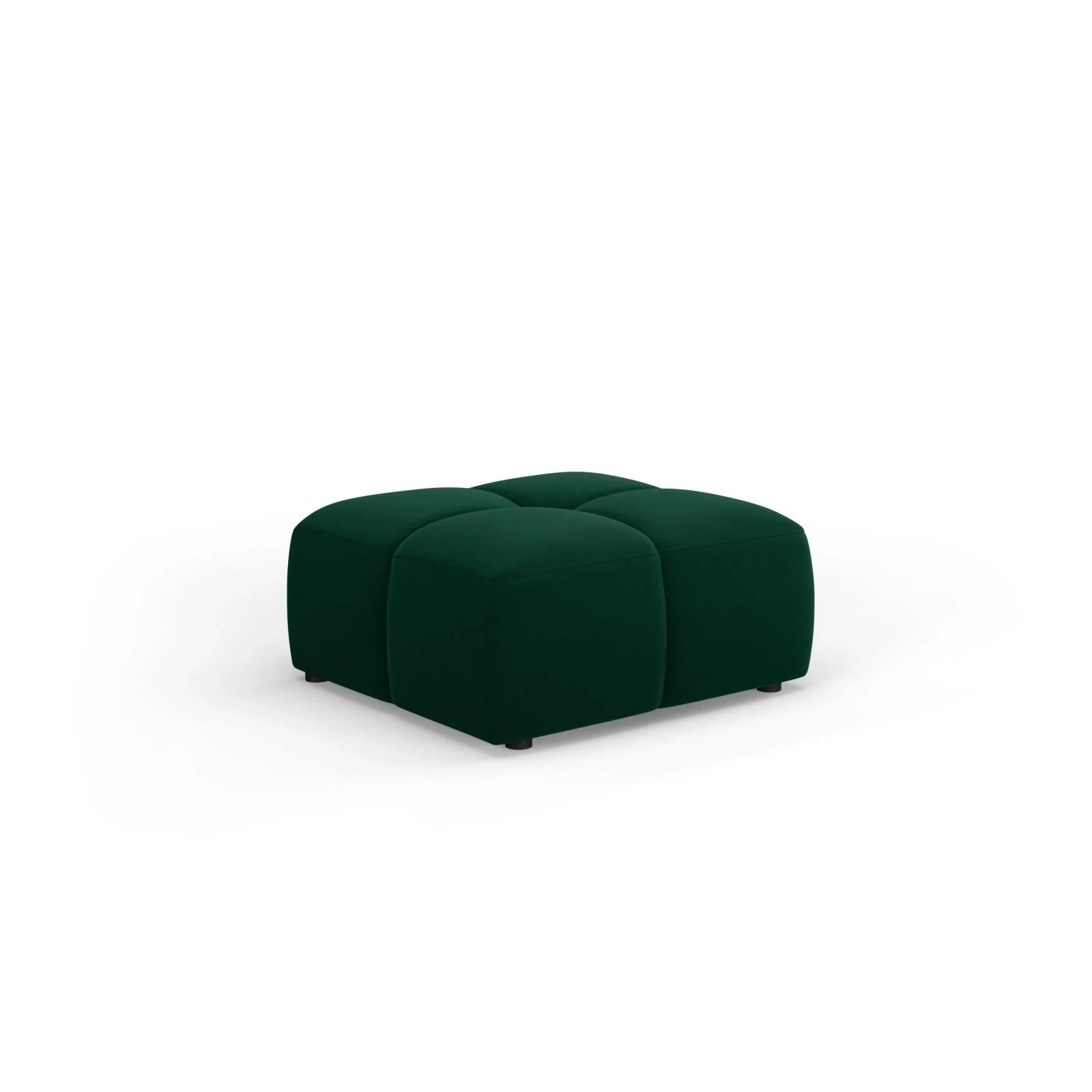 Moritz Pouf aus Samt oder Chenille, 64x64x38 cm - Image 42