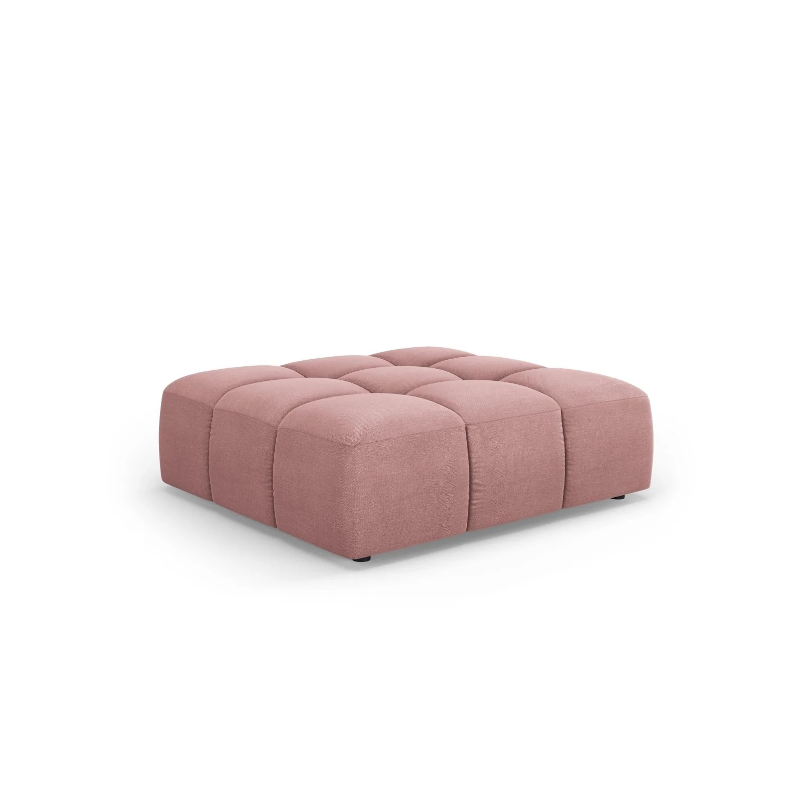 Moritz Pouf aus Samt oder Chenille, 96x96x38 cm - Image 17