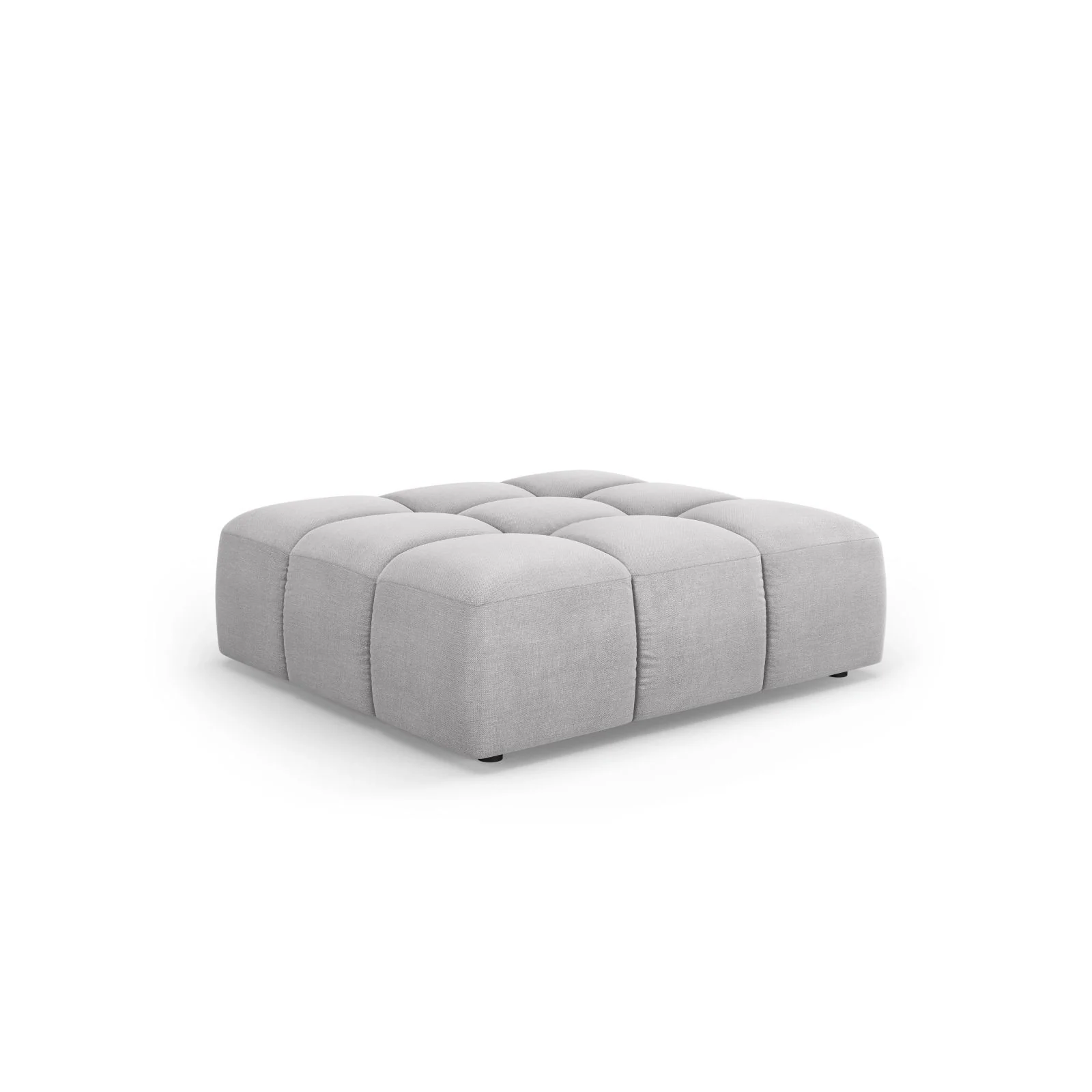 Moritz Pouf aus Samt oder Chenille, 96x96x38 cm - Image 26