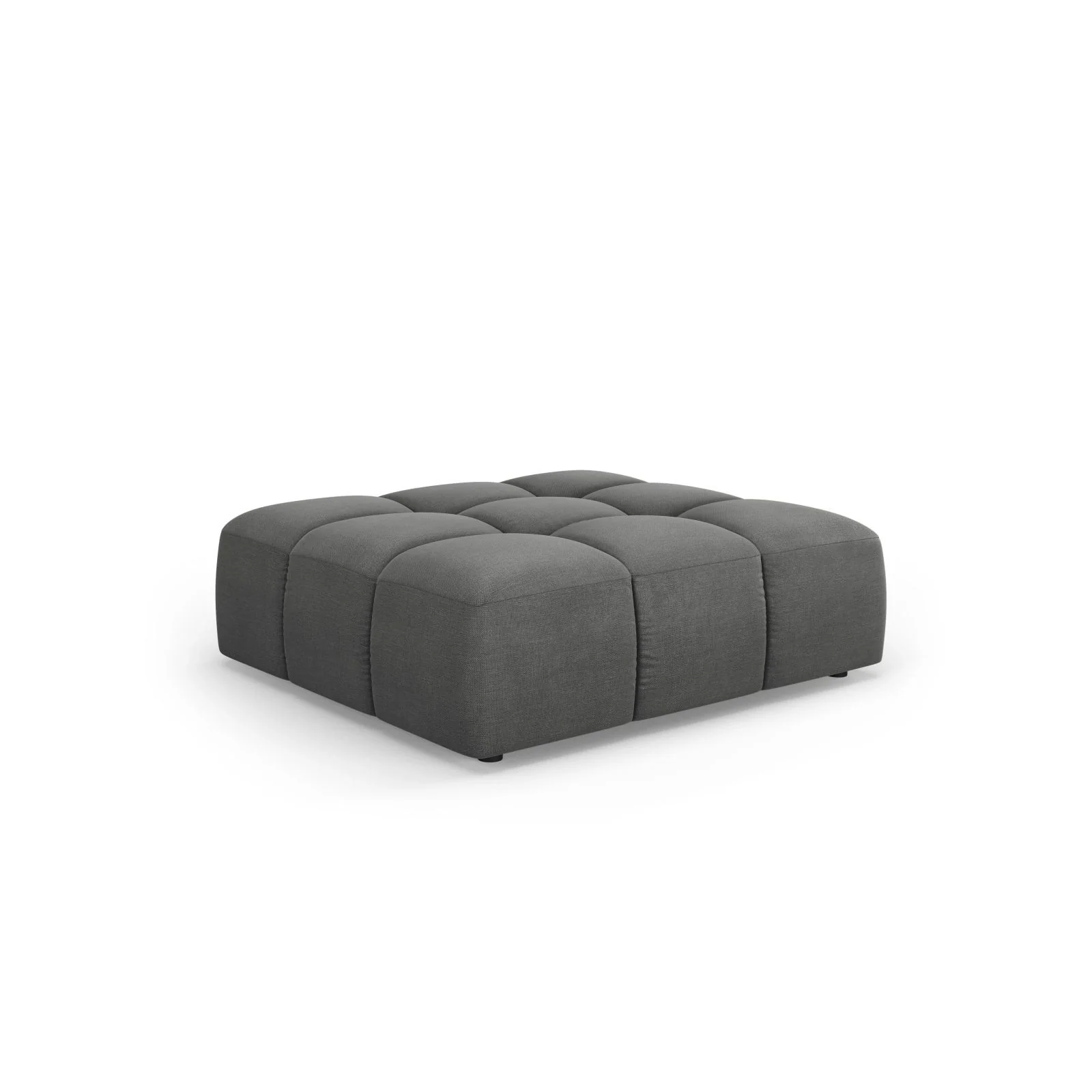 Moritz Pouf aus Samt oder Chenille, 96x96x38 cm - Image 29