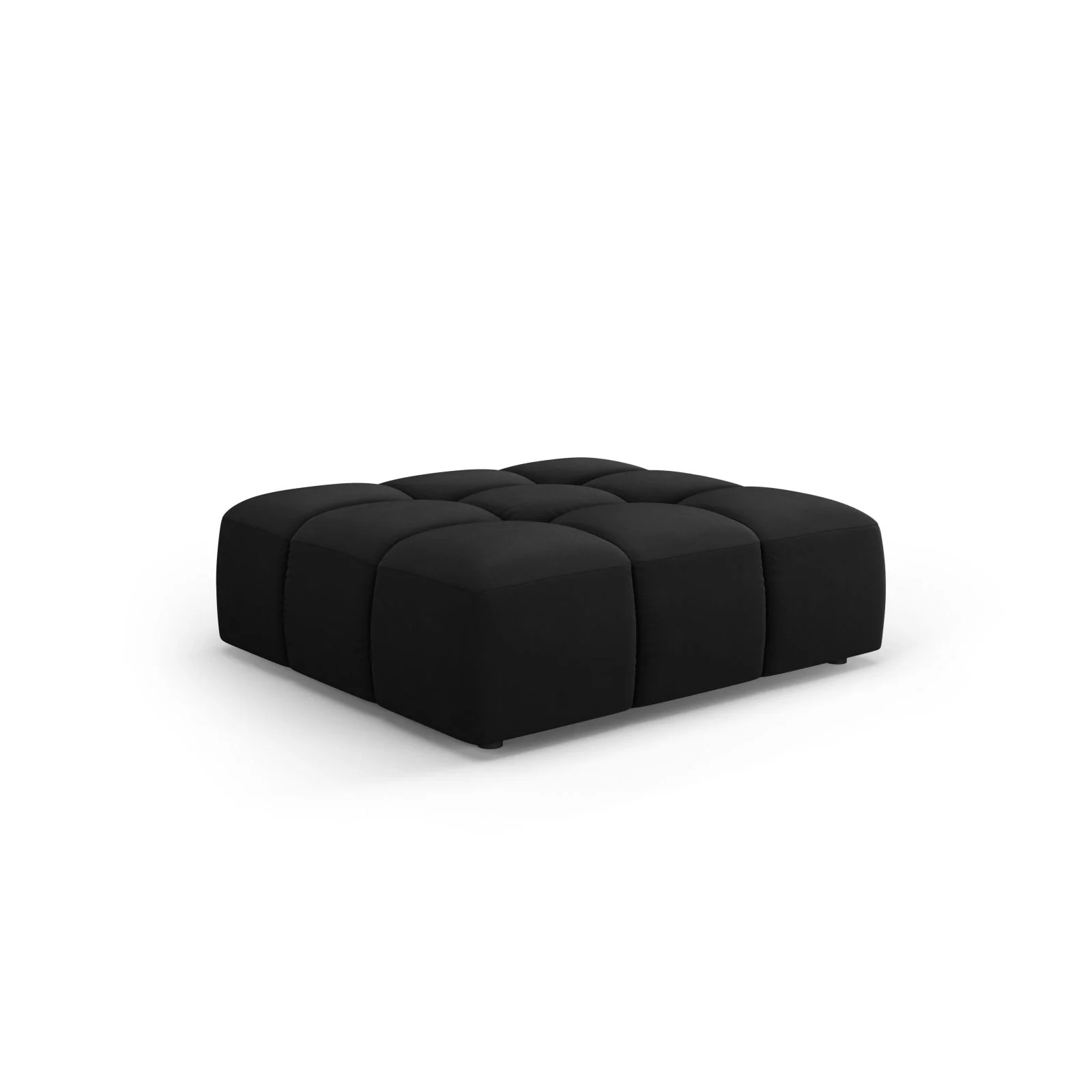 Moritz Pouf aus Samt oder Chenille, 96x96x38 cm - Image 34