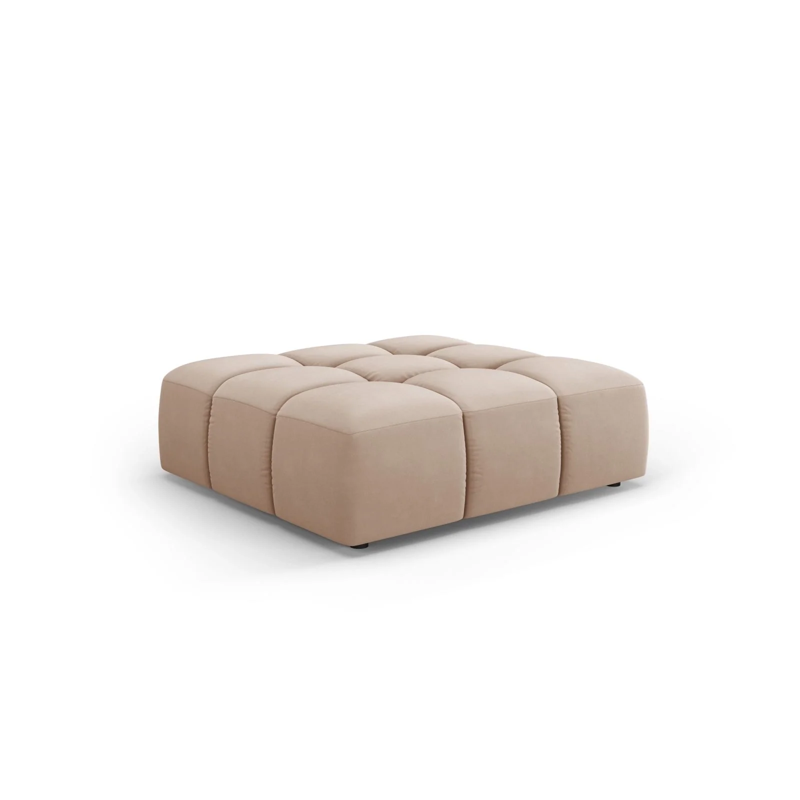 Moritz Pouf aus Samt oder Chenille, 96x96x38 cm - Image 36