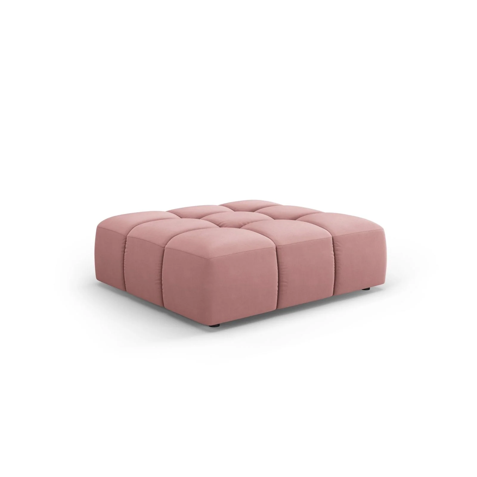 Moritz Pouf aus Samt oder Chenille, 96x96x38 cm - Image 38
