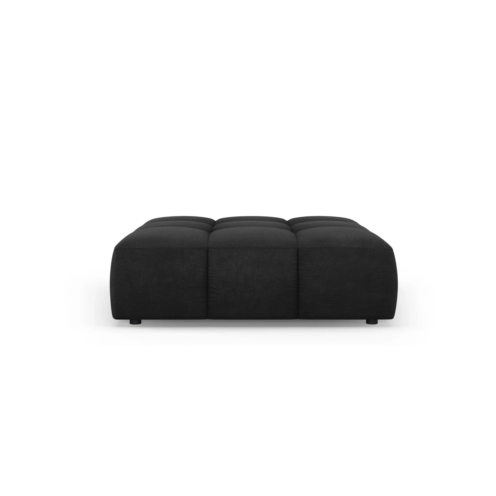 Moritz Pouf aus Samt oder Chenille, 96x96x38 cm - Image 4