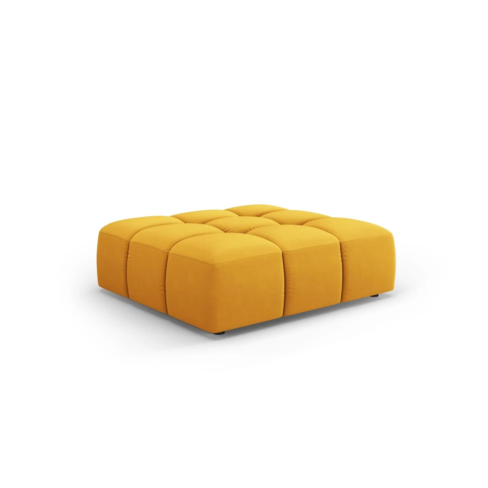 Moritz Pouf aus Samt oder Chenille, 96x96x38 cm - Image 40