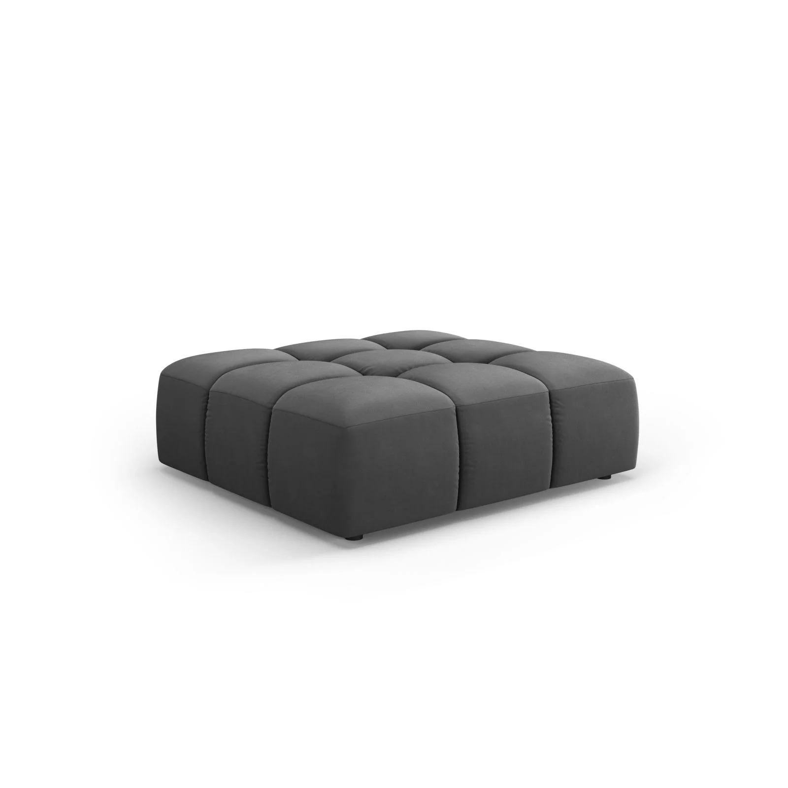 Moritz Pouf aus Samt oder Chenille, 96x96x38 cm - Image 50