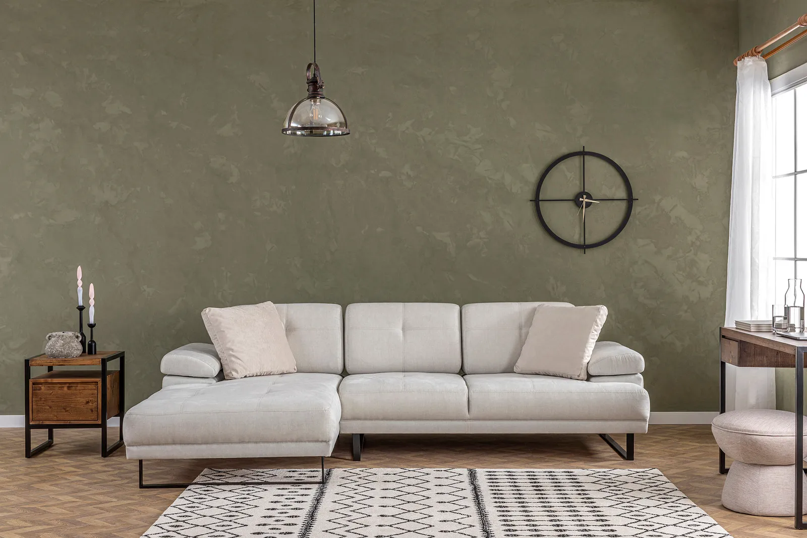 Mustang Ecksofa, Linke Seite, 274x174 cm - Image 2