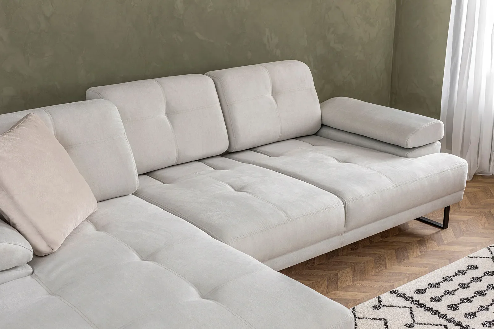 Mustang Ecksofa, Linke Seite, 274x174 cm - Image 7